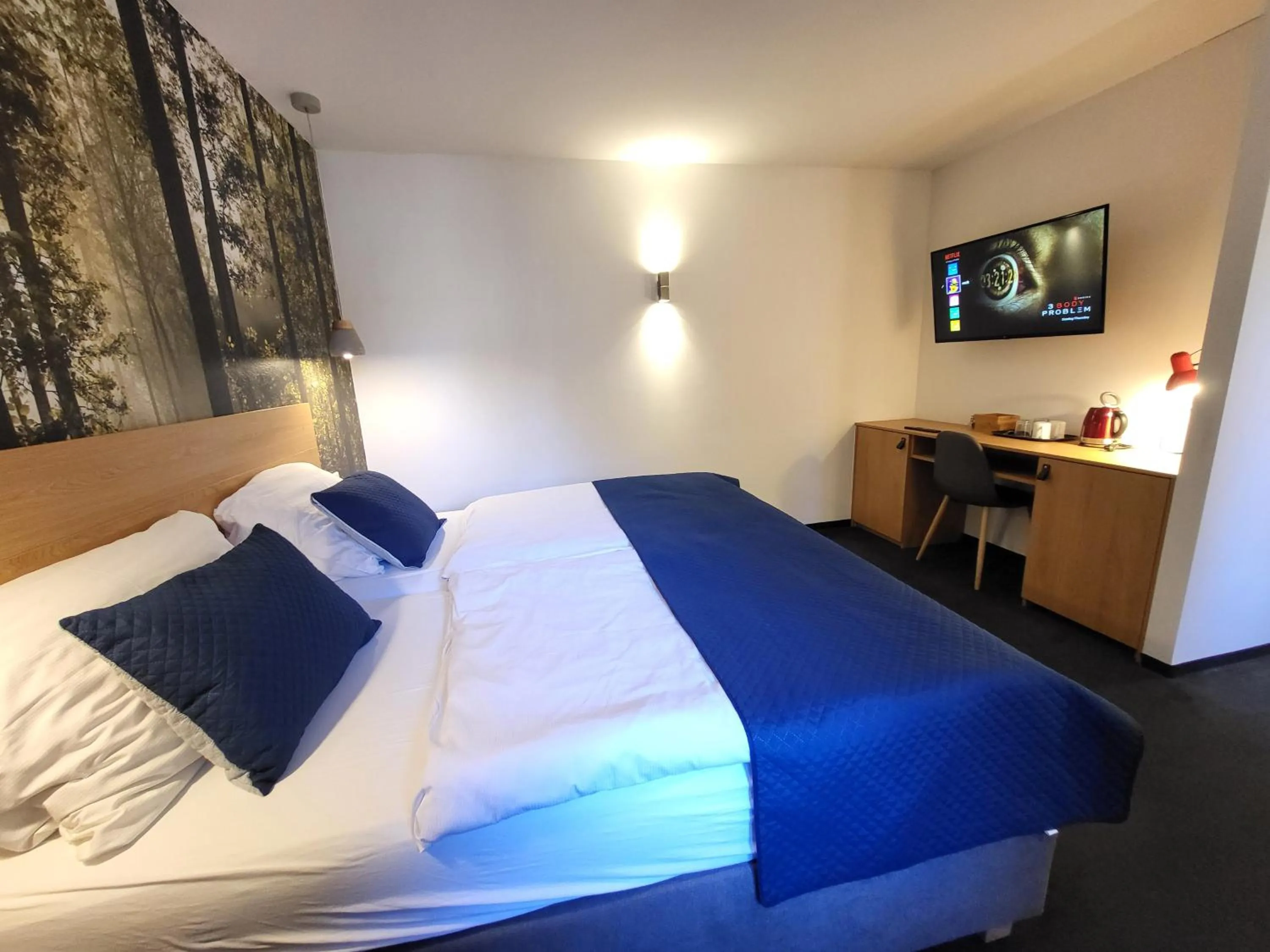 TV and multimedia, Bed in Pension Jitřenka Hřensko - Breakfast Included & Free Parking