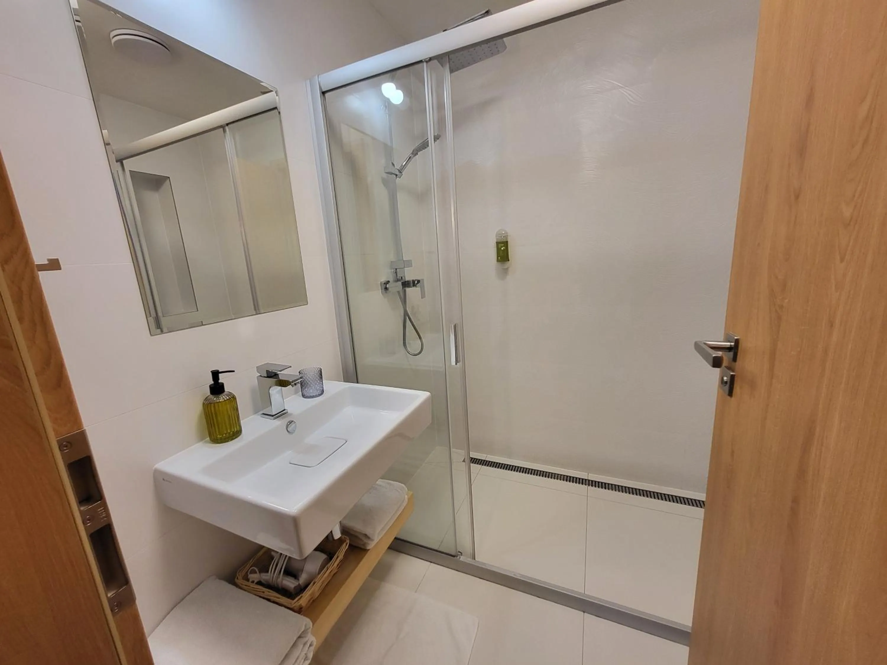 Bathroom in Pension Jitřenka Hřensko - Breakfast Included & Free Parking