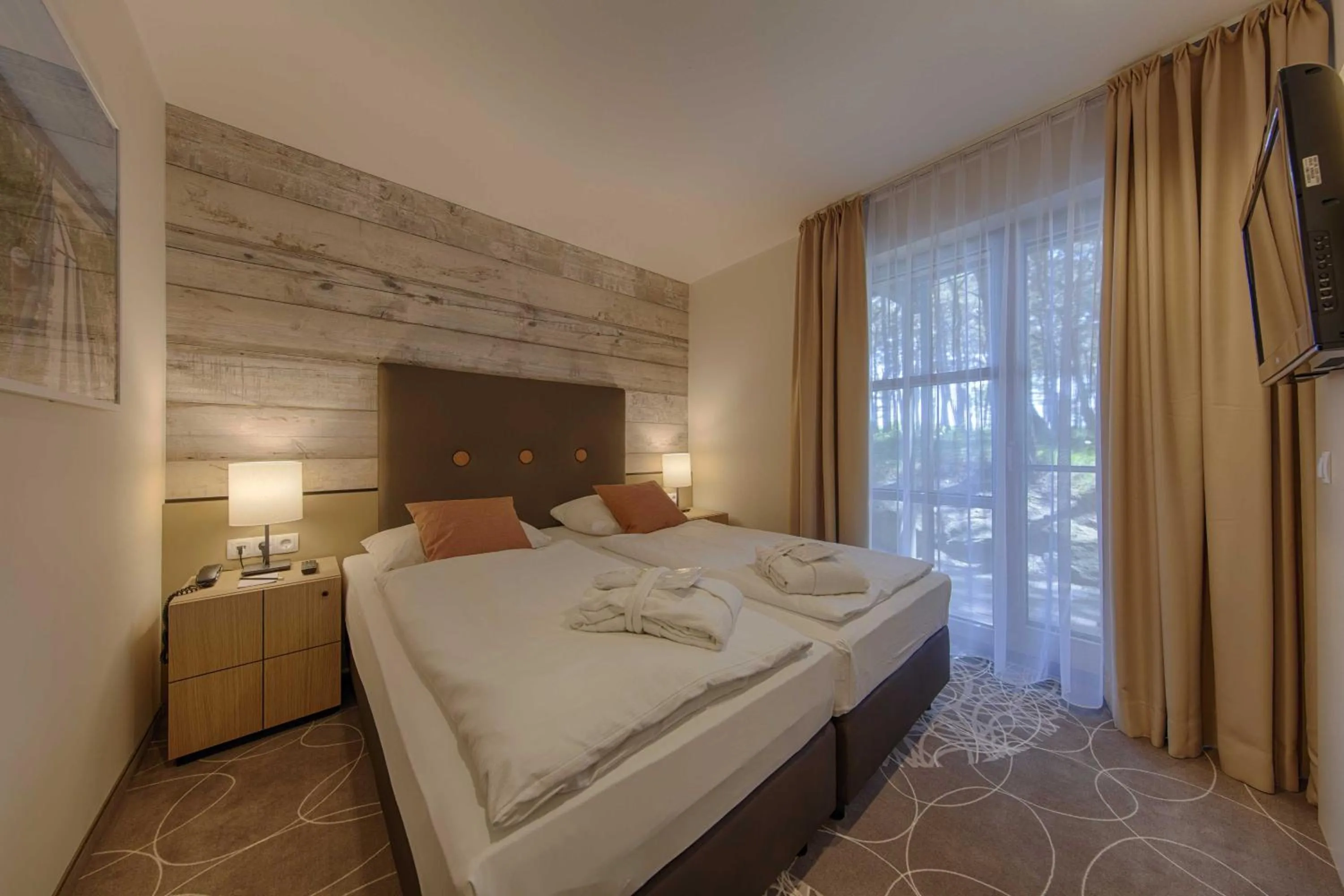 Bedroom, Bed in Aquamaris Strandresidenz Rügen