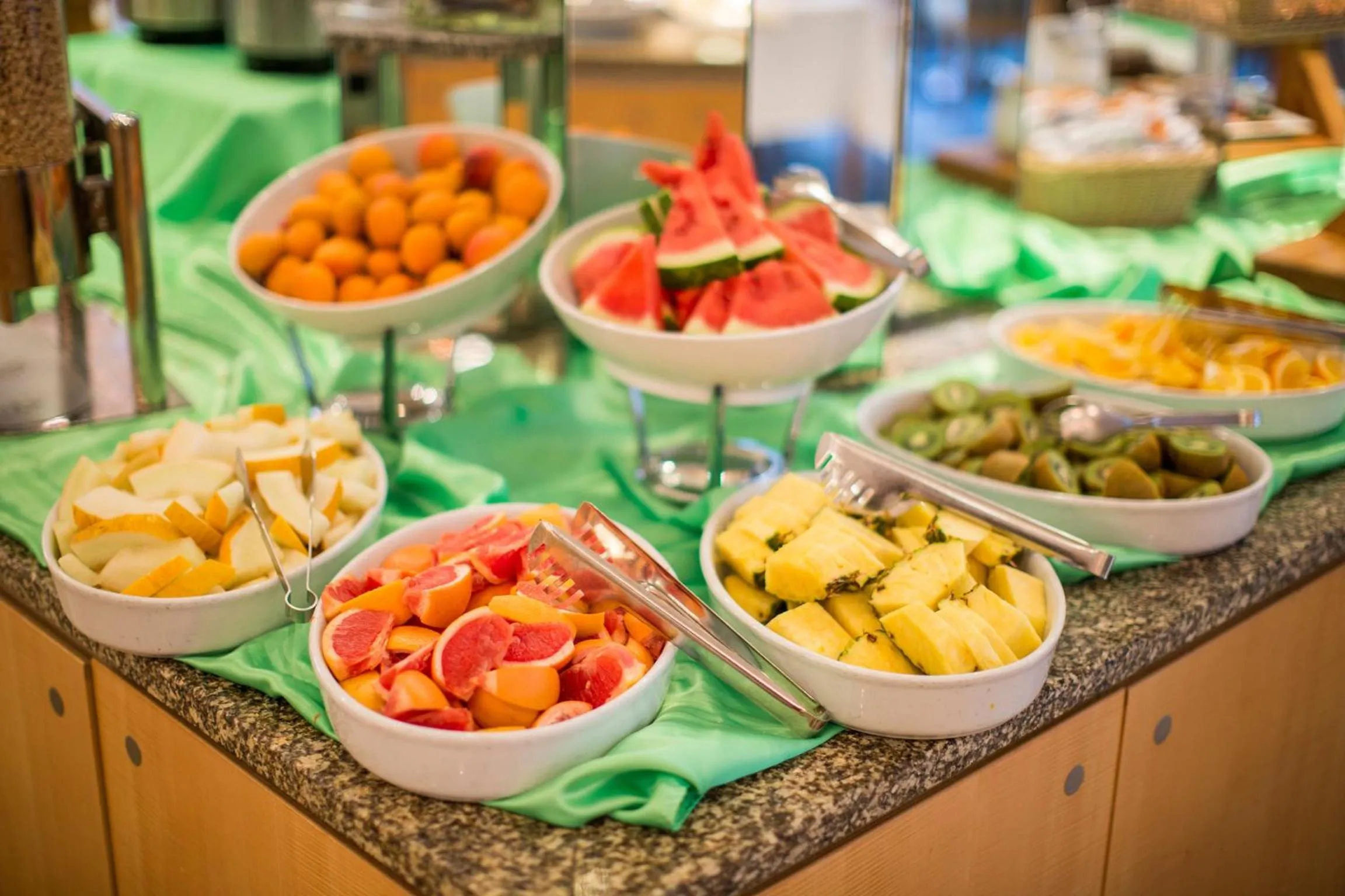 Buffet breakfast in Aquamaris Strandresidenz Rügen