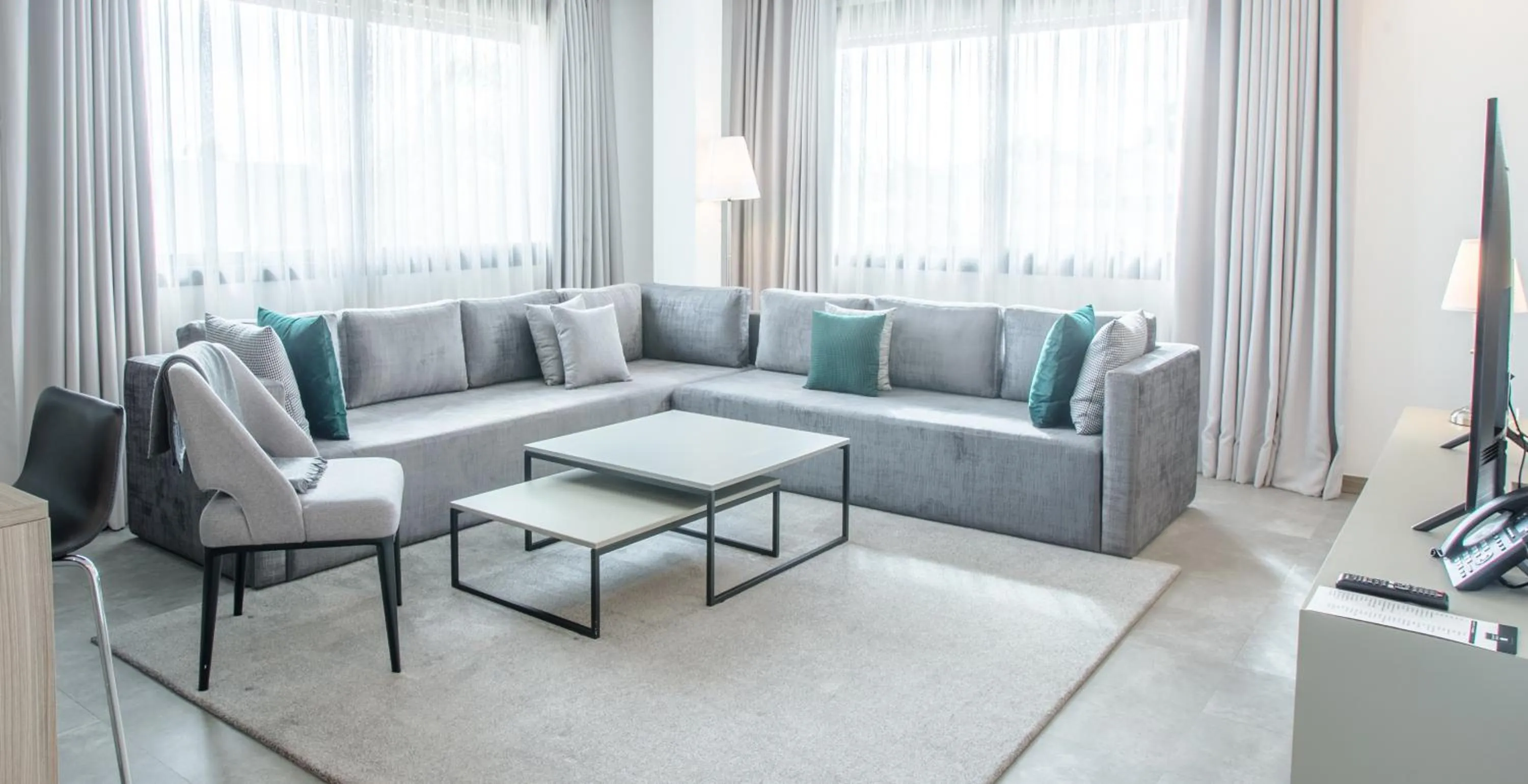 Living room in Makass Appart Hotel