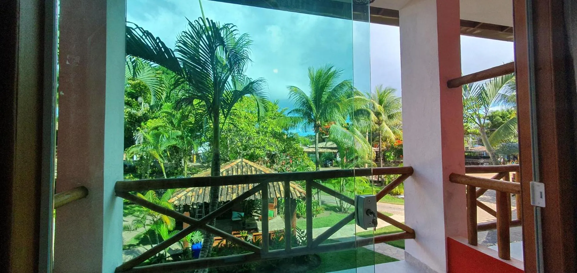 Balcony/Terrace in Pousada Terra Mar Way