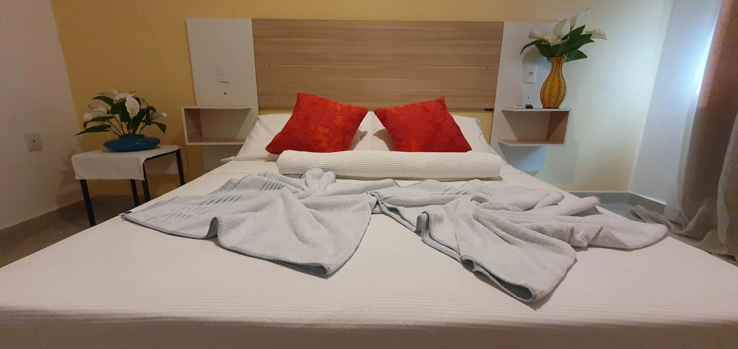 Bed in Pousada Terra Mar Way