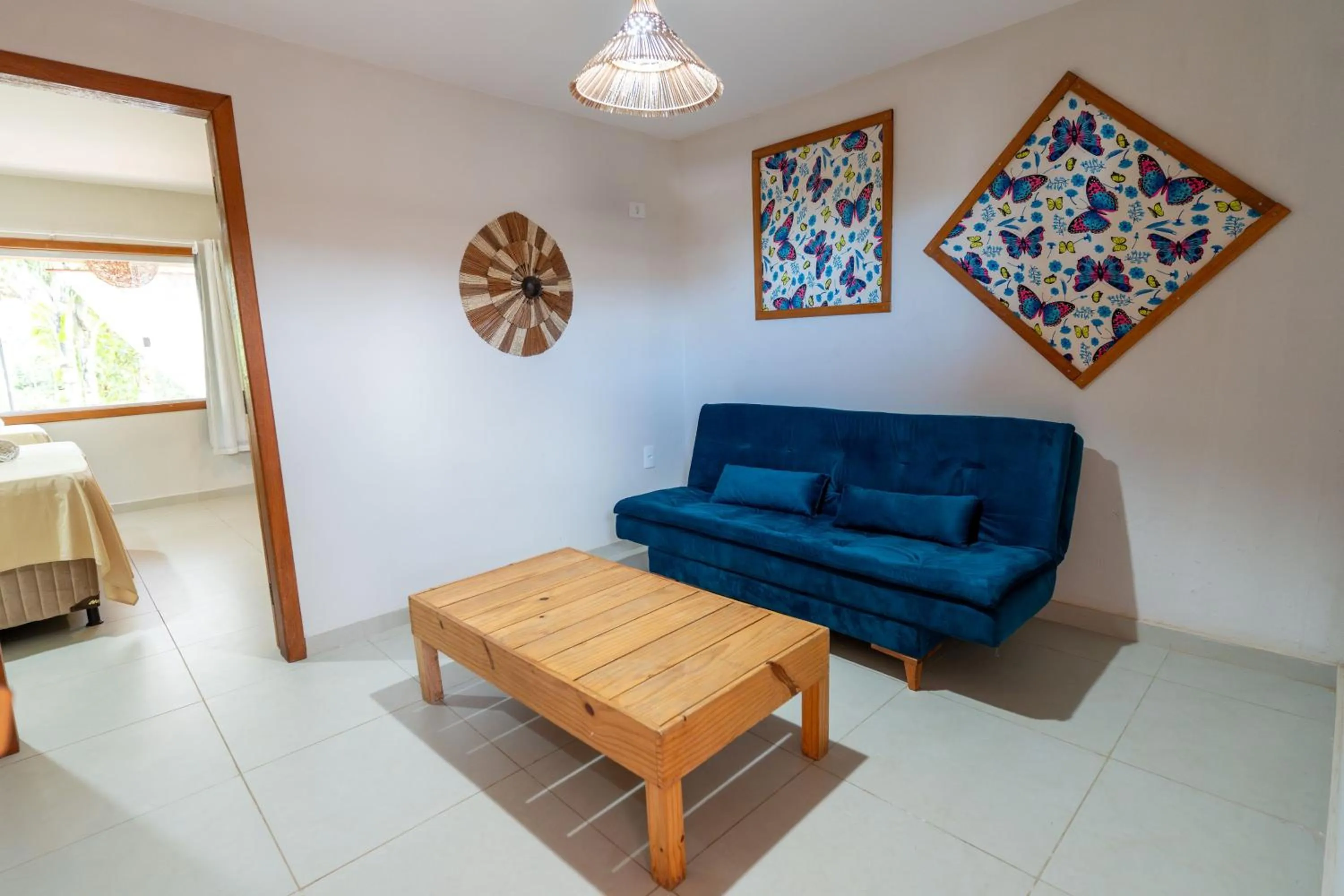 Living room in Pousada Terra Mar Way