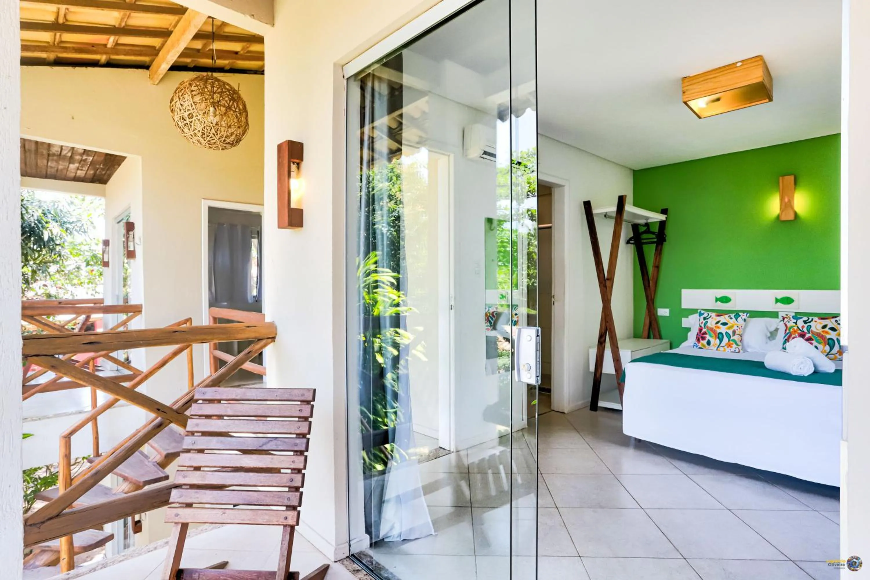 Photo of the whole room, Bed in Pousada Terra Mar Way