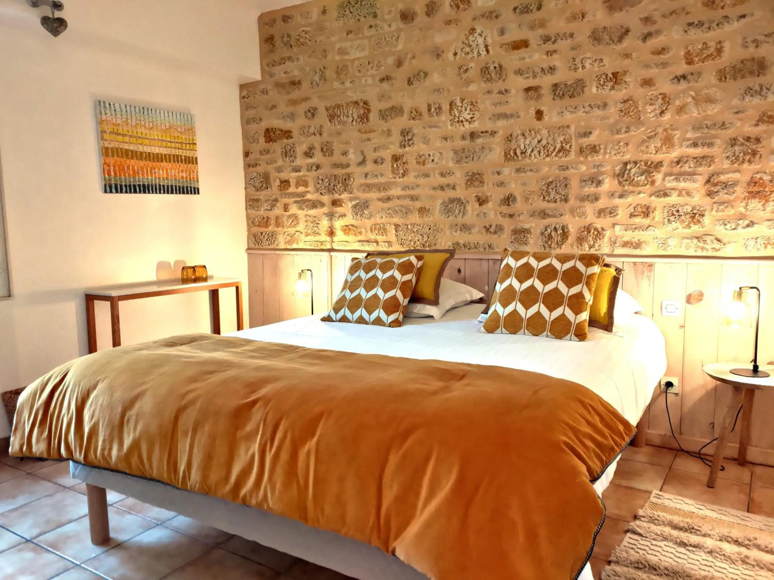 Bedroom, Bed in Le Clos Vallis