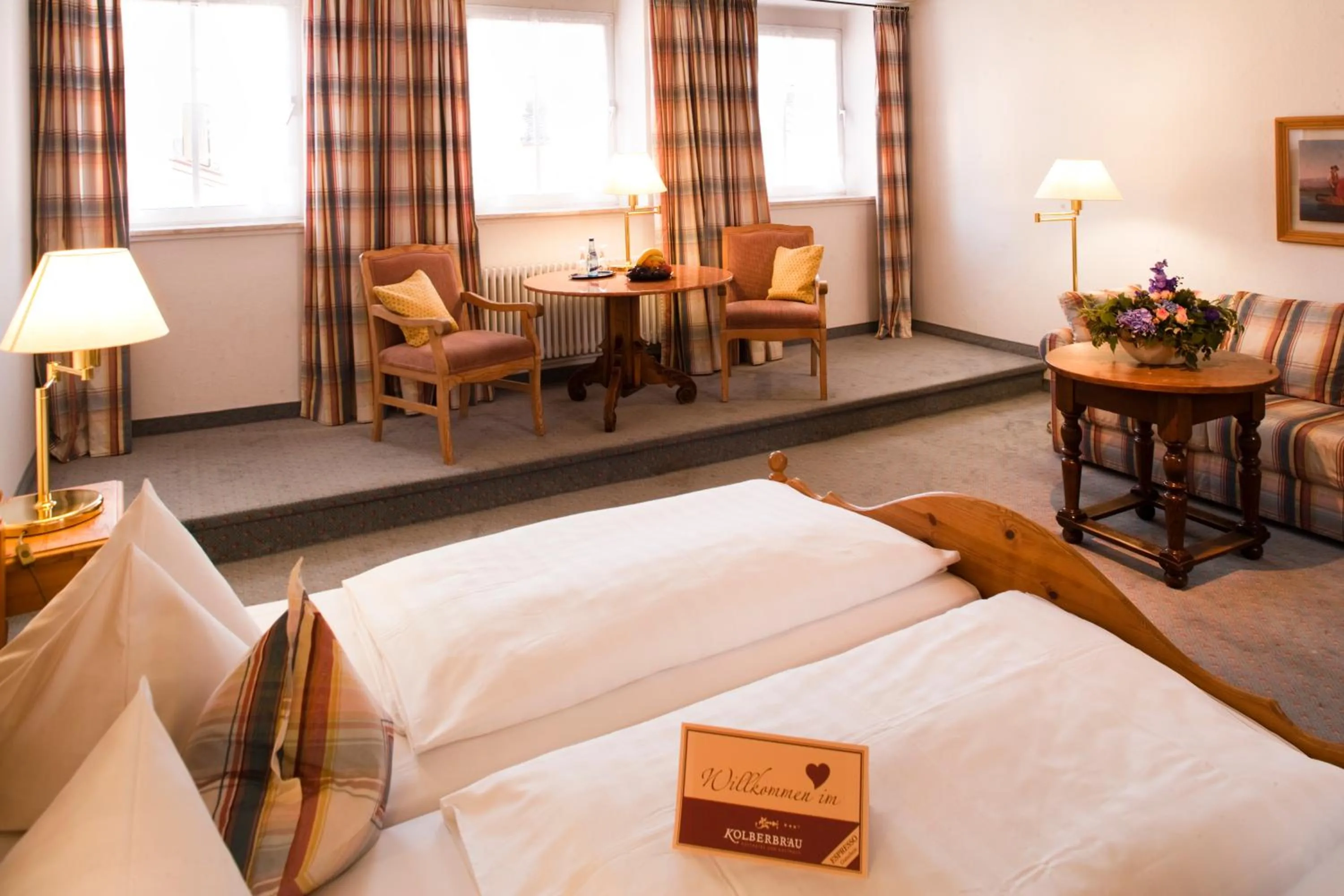 Photo of the whole room, Bed in Posthotel Kolberbräu