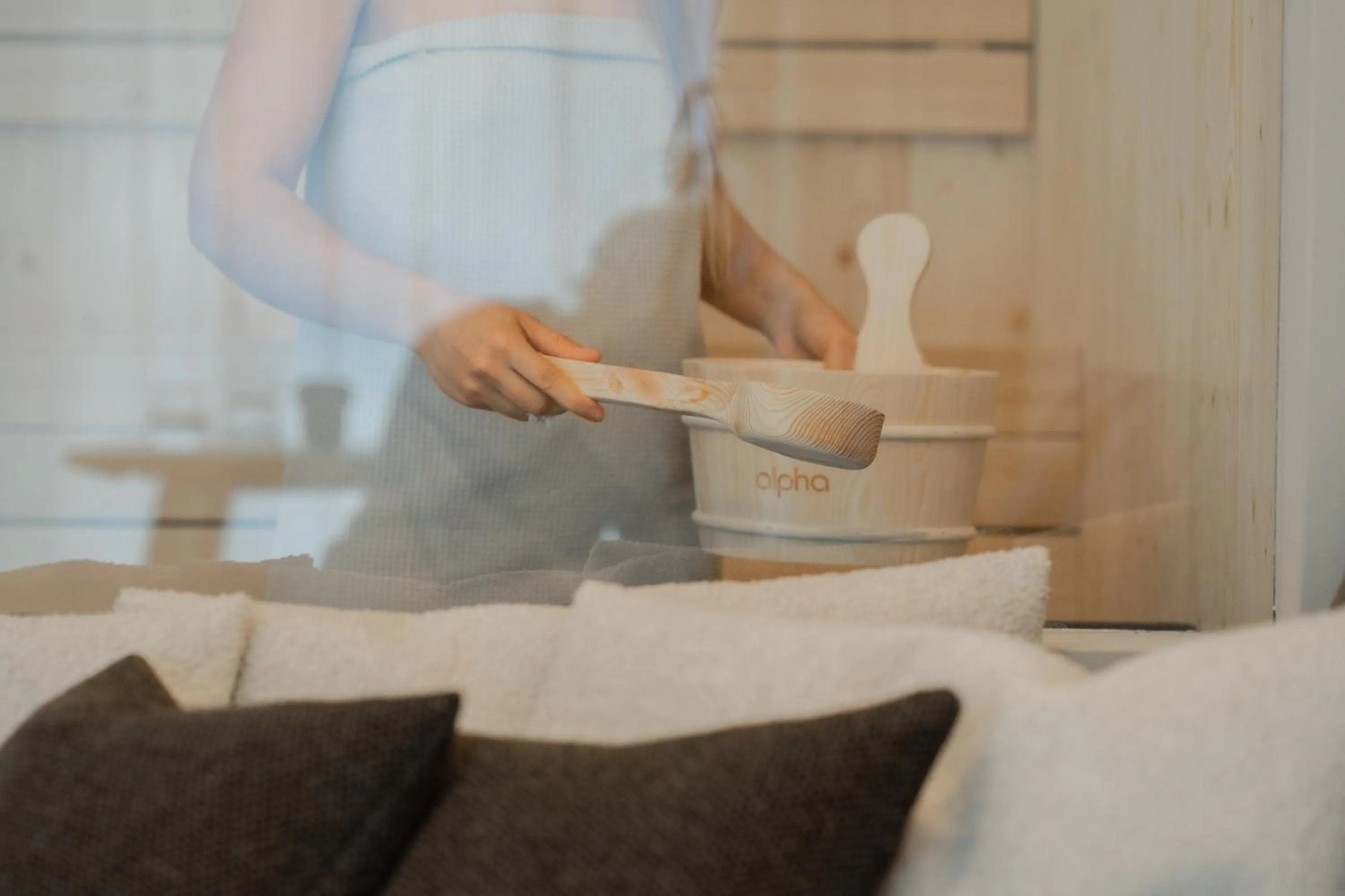 Sauna in Amrai Suites