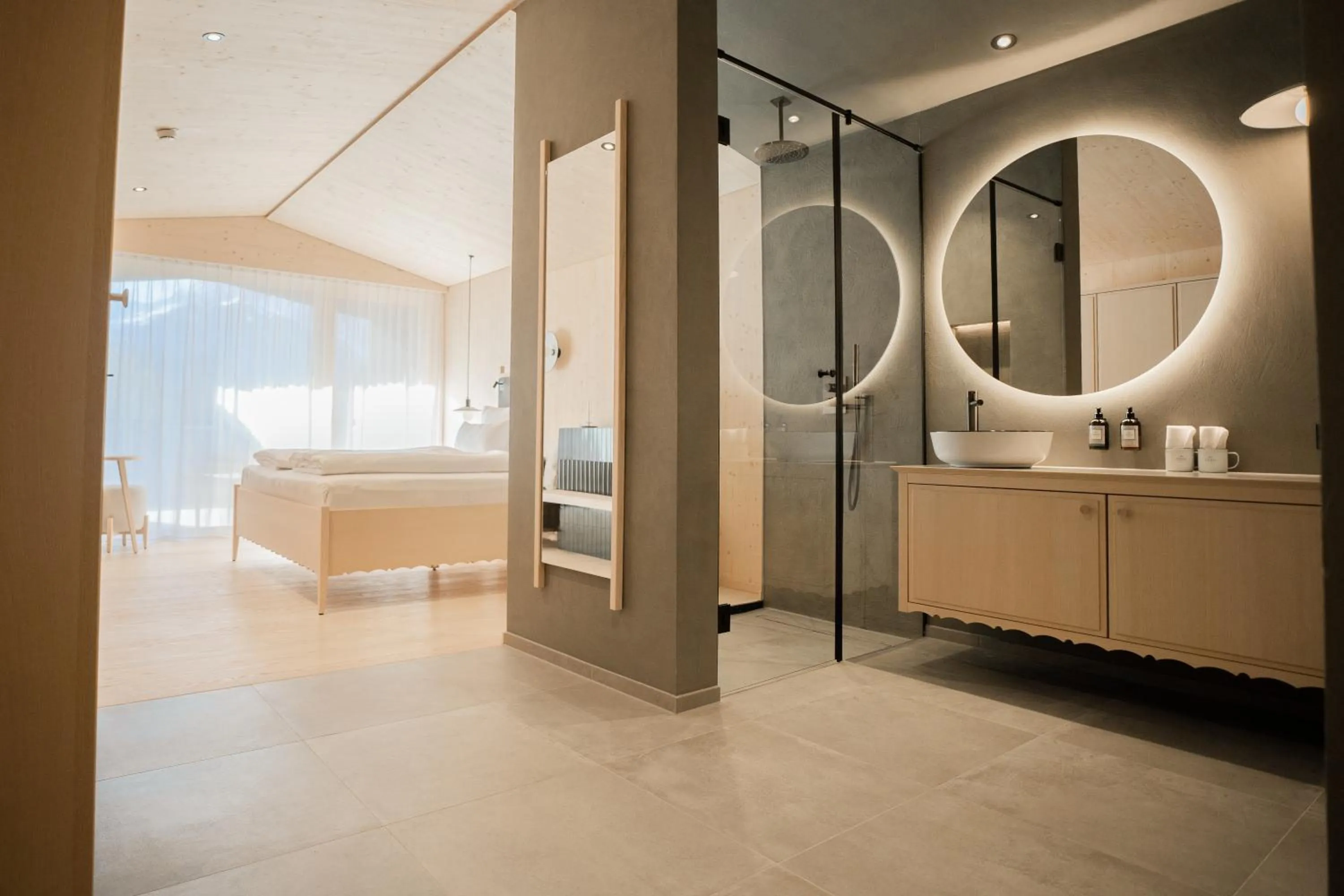 Shower, Bed in Amrai Suites