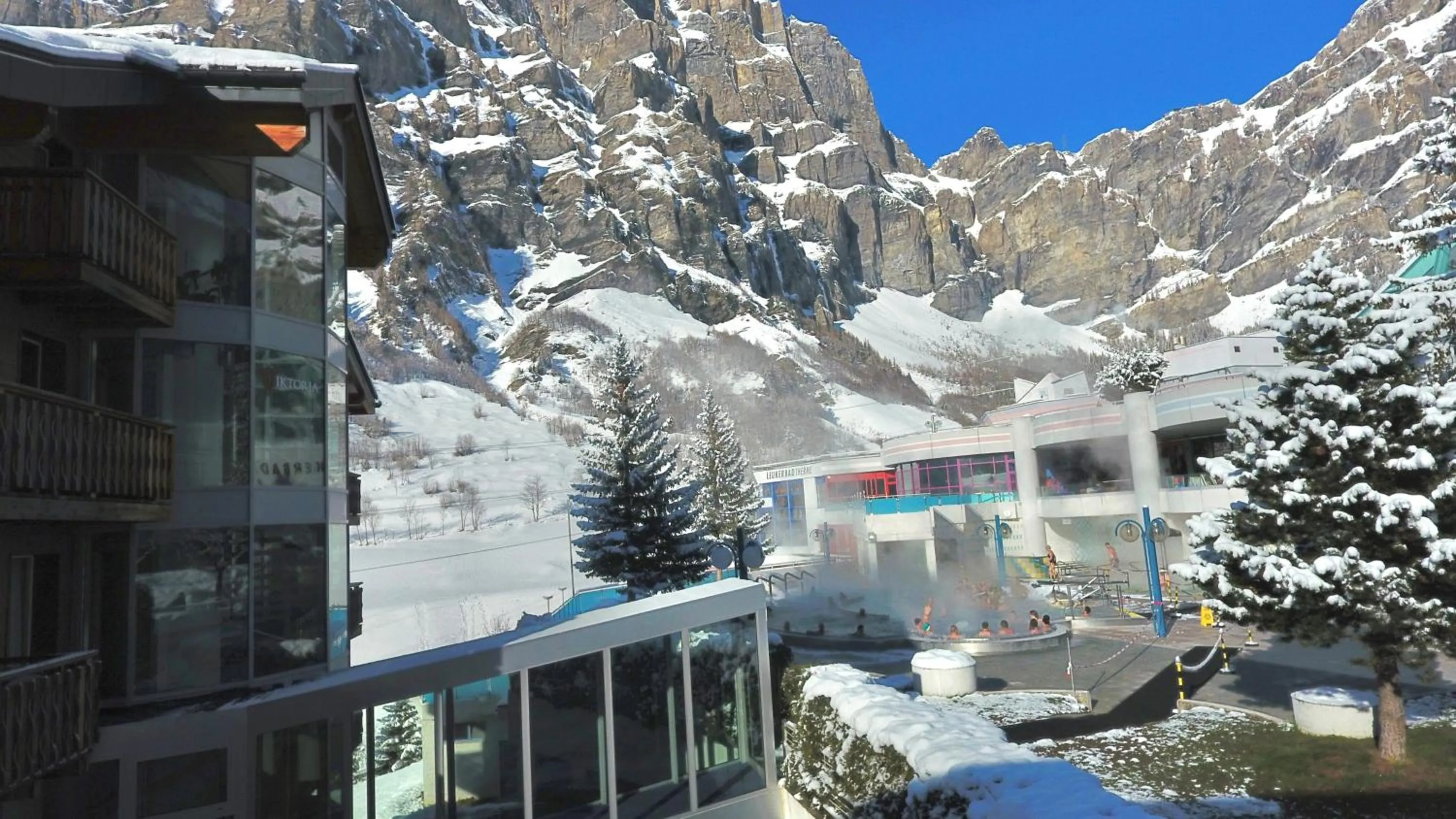 Property building in Hotel Viktoria-Leukerbad-Therme