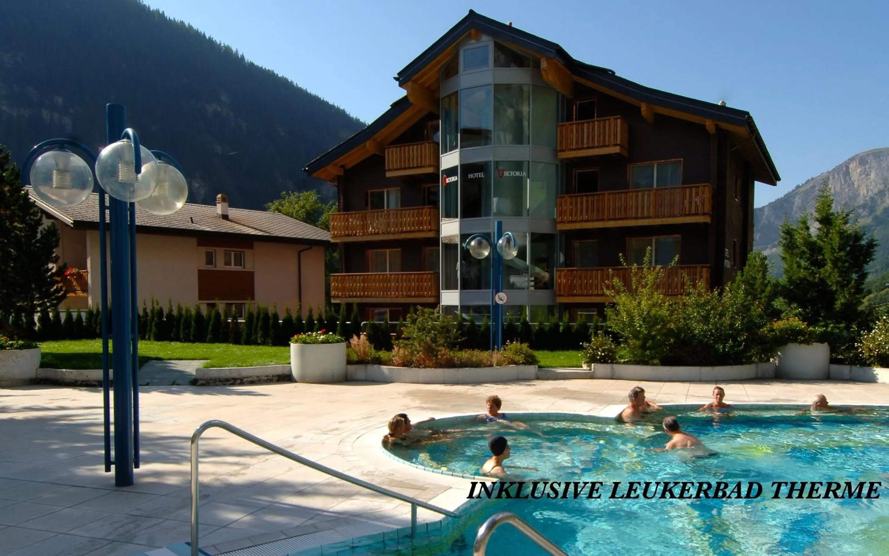 Facade/entrance in Hotel Viktoria-Leukerbad-Therme