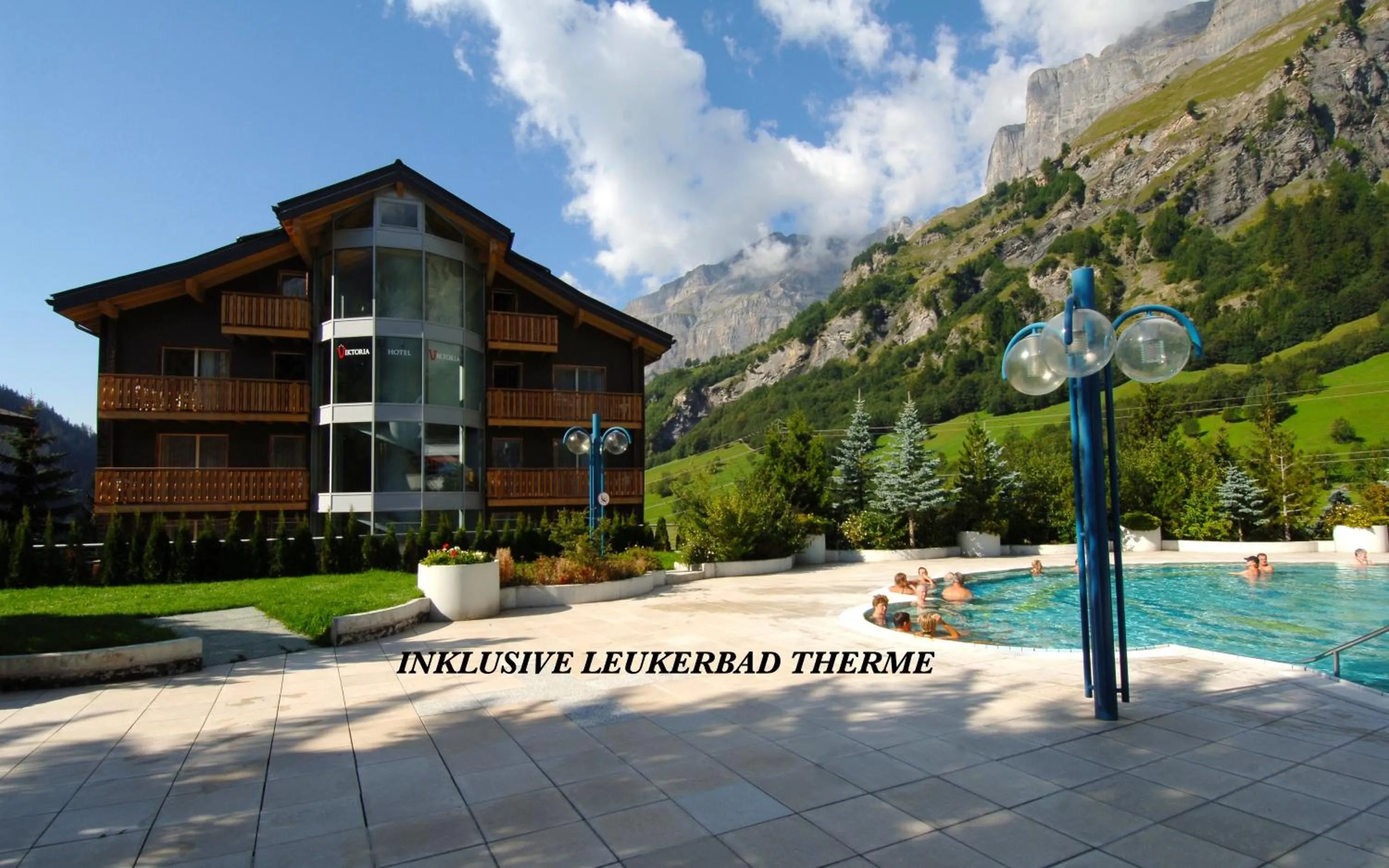 Facade/entrance in Hotel Viktoria-Leukerbad-Therme