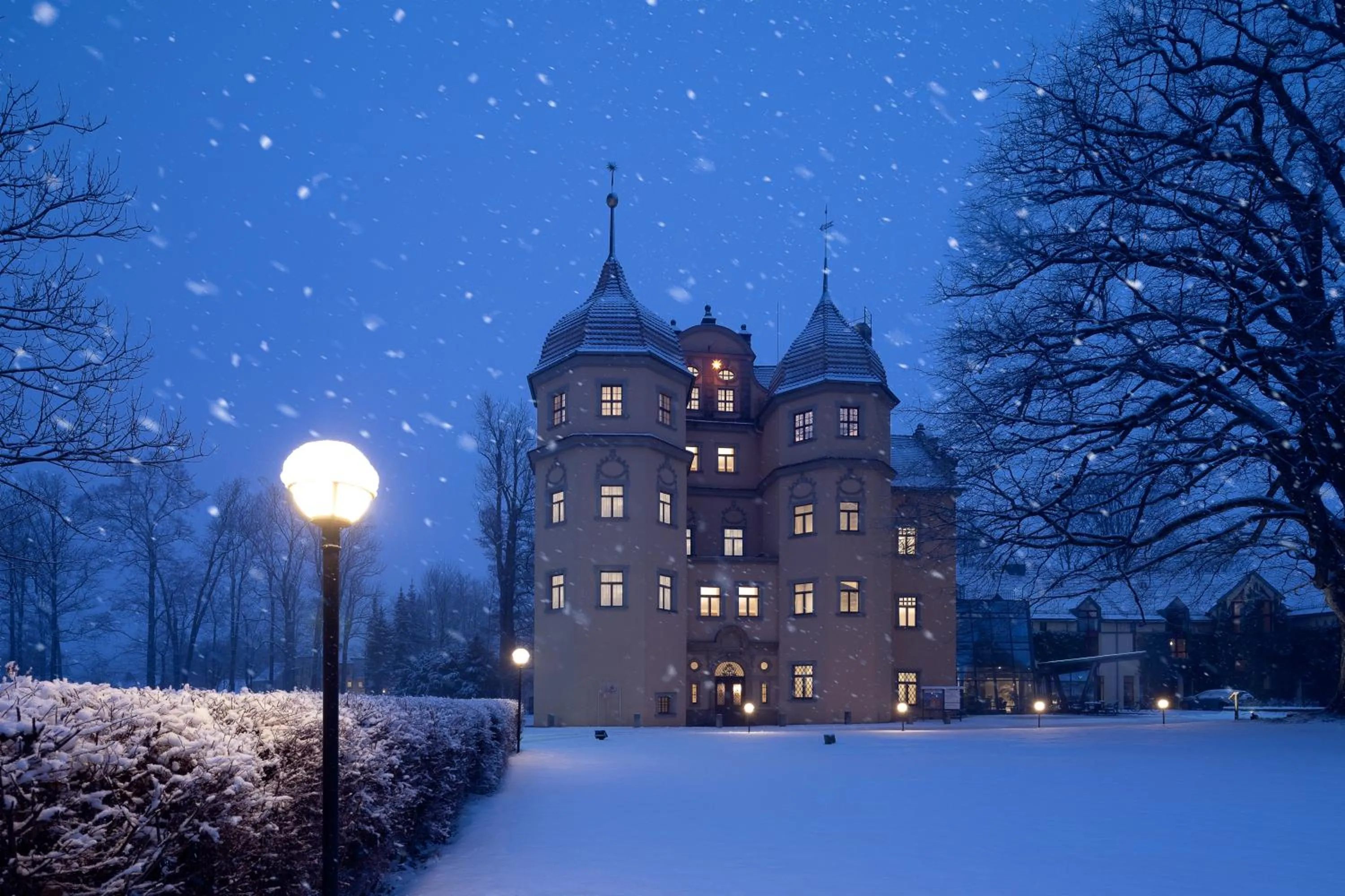Winter in Schloßhotel Althörnitz Neubau