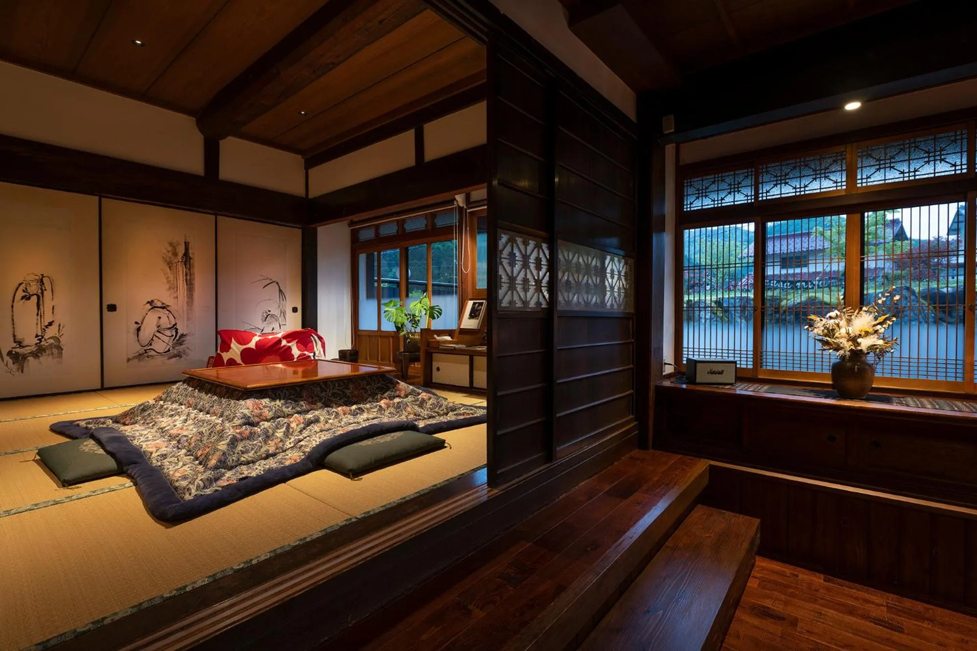 Living room, Bed in Casa Miyama