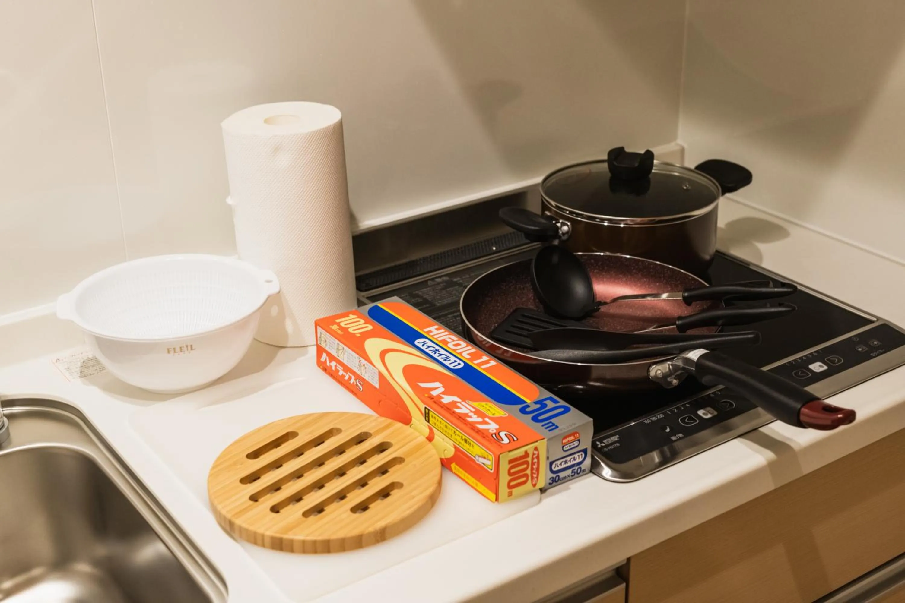 Kitchen or kitchenette in GRAND BASE Hakata Station