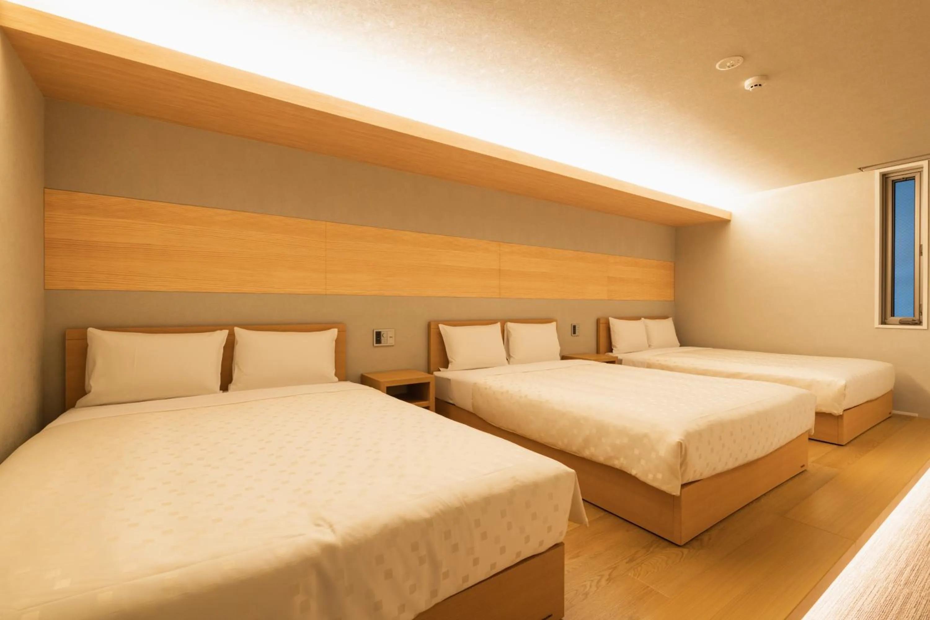 Bed in GRAND BASE Hakata Station
