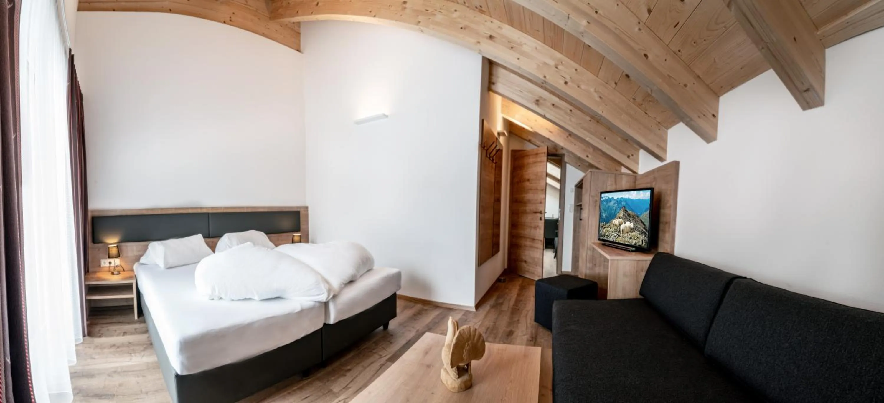 Winter, Bed in Bauernhaus Martinus