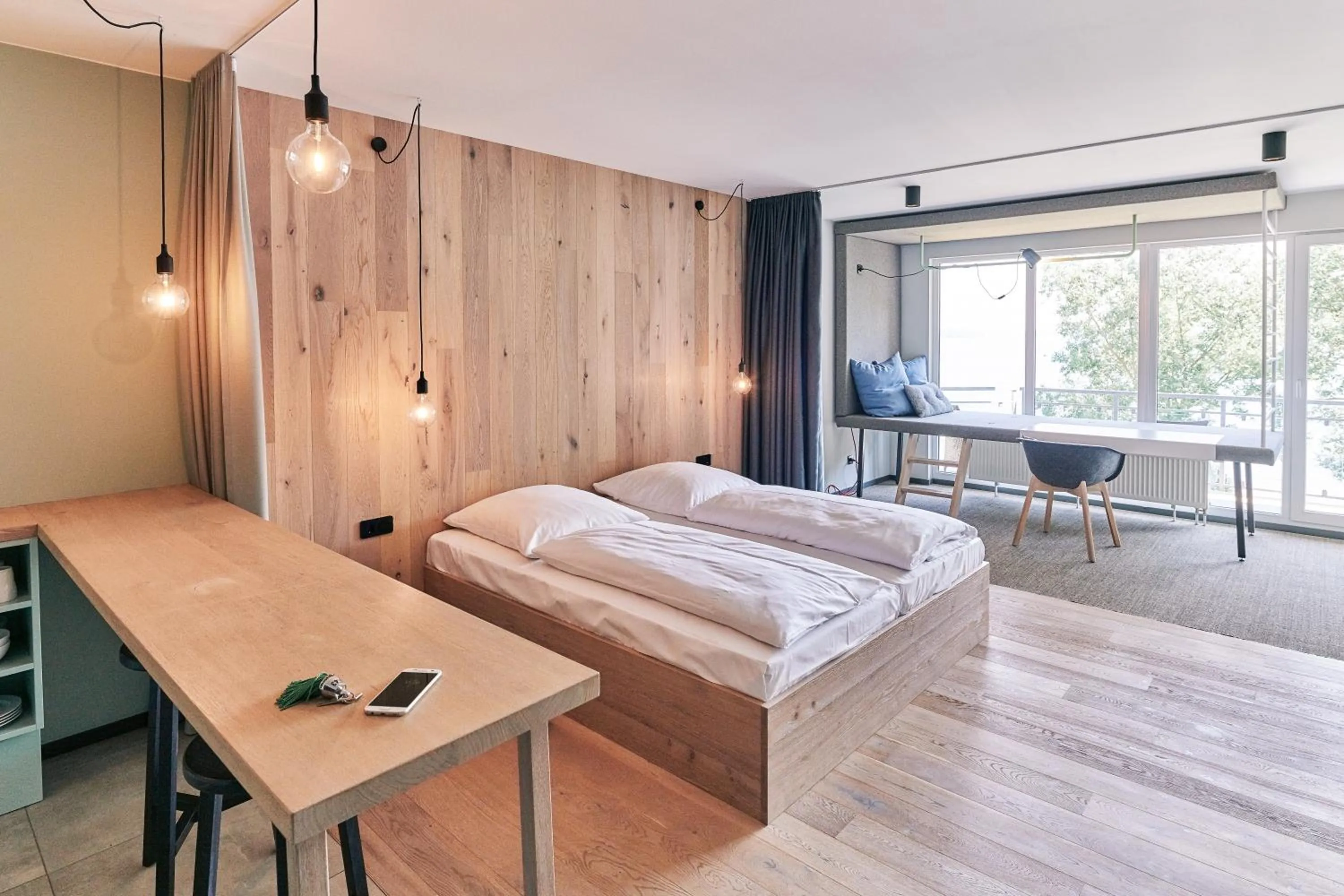 On site, Bed in Designhotel Whitman