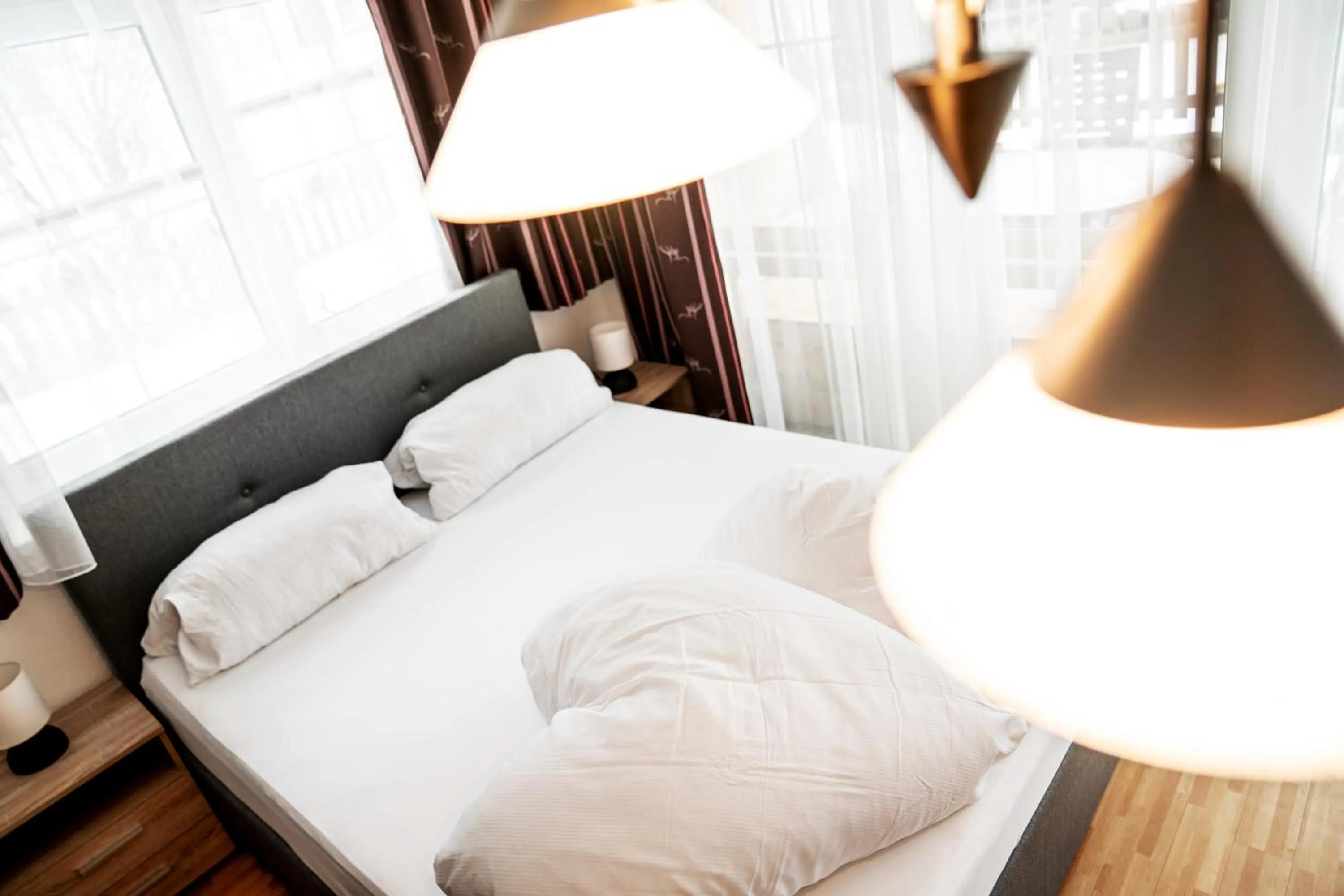 Living room, Bed in Landhaus Martinus
