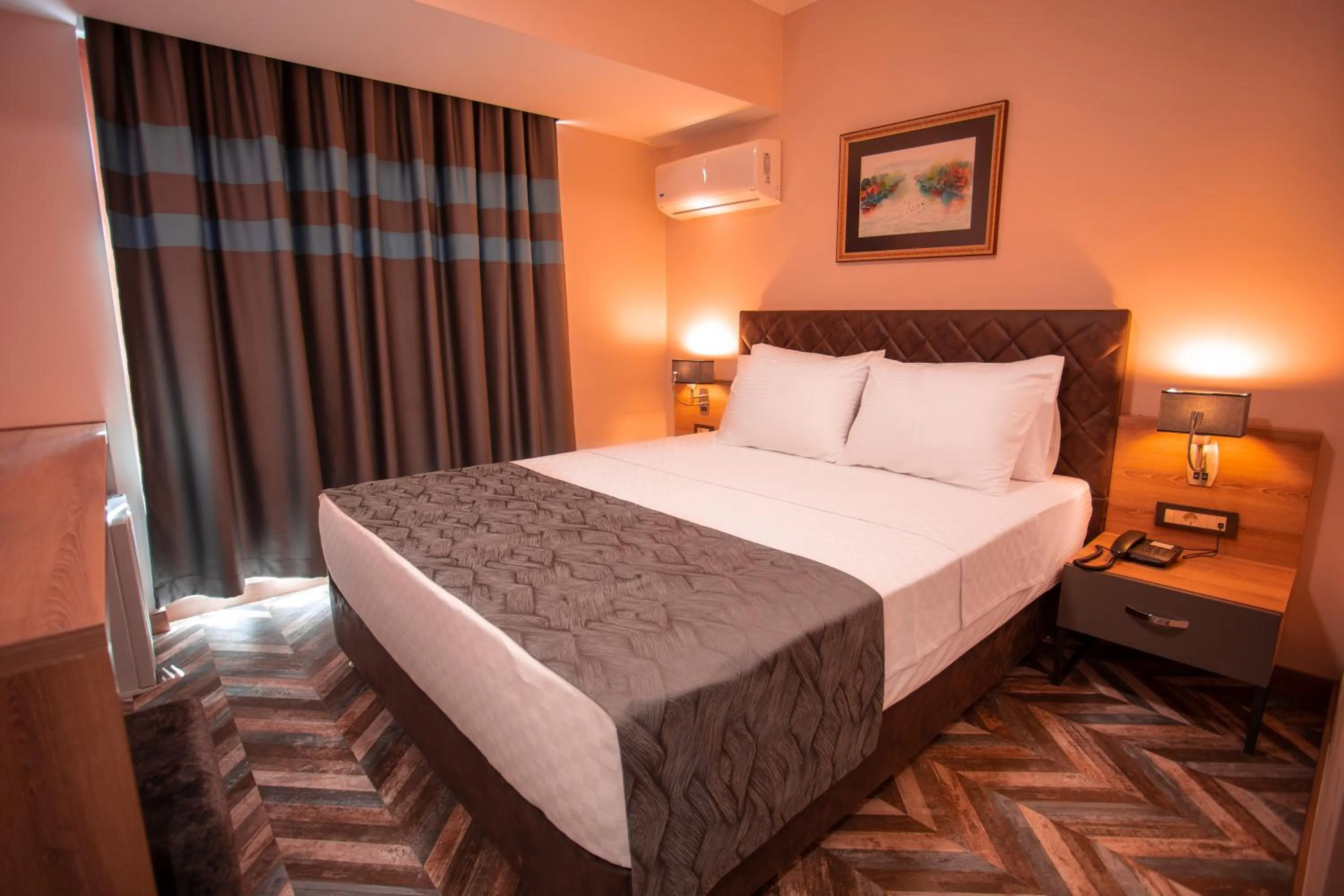 Bed in Hotel Kale 17