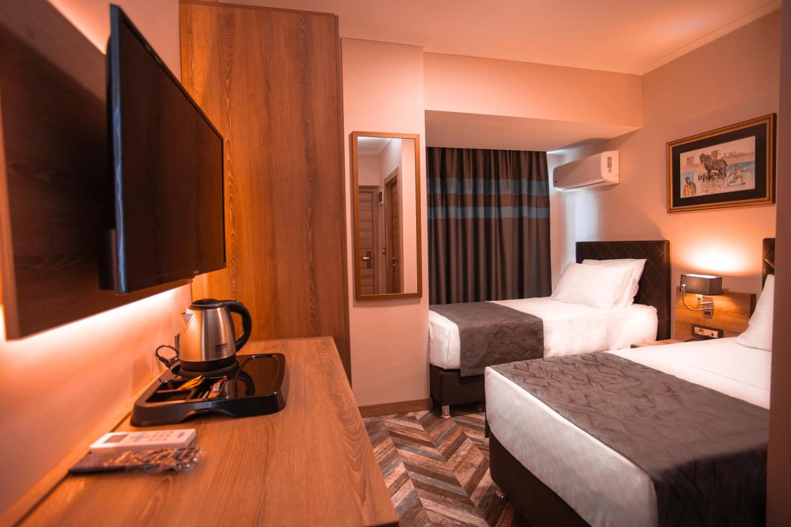 Bed in Hotel Kale 17