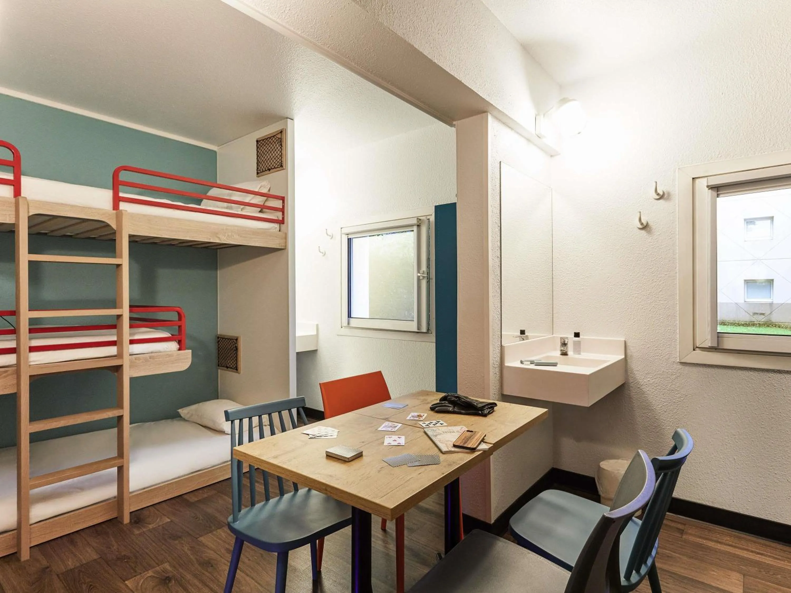 Bedroom, Bed in hotelF1 Bayonne