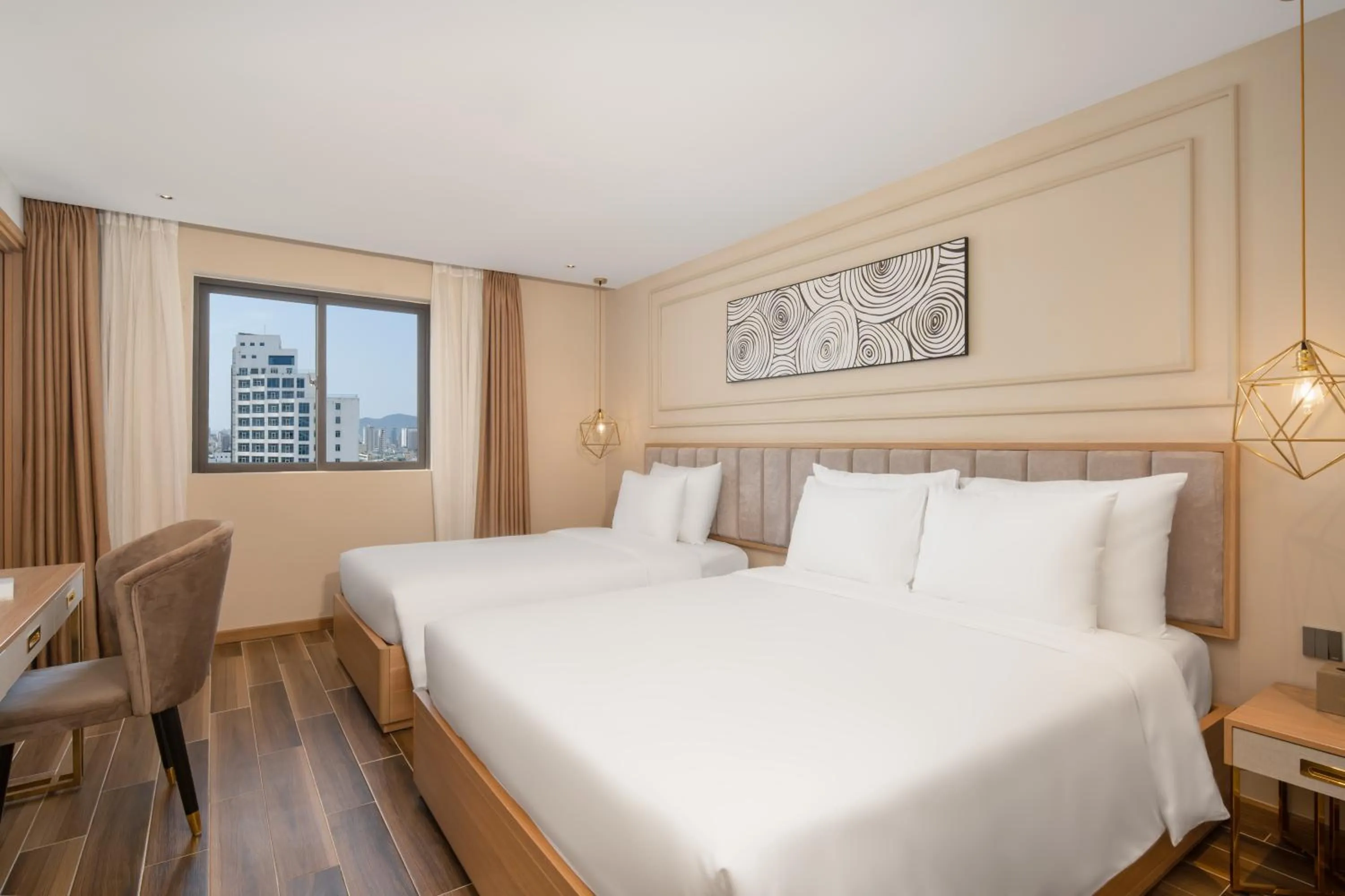 Bed in Adela Boutique Hotel - Infinity Pool