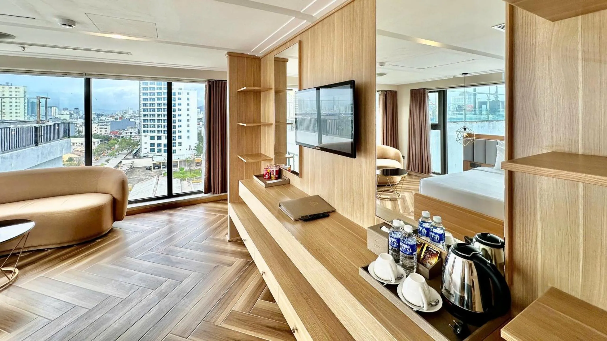 Food and drinks, Bed in Adela Boutique Hotel - Infinity Pool