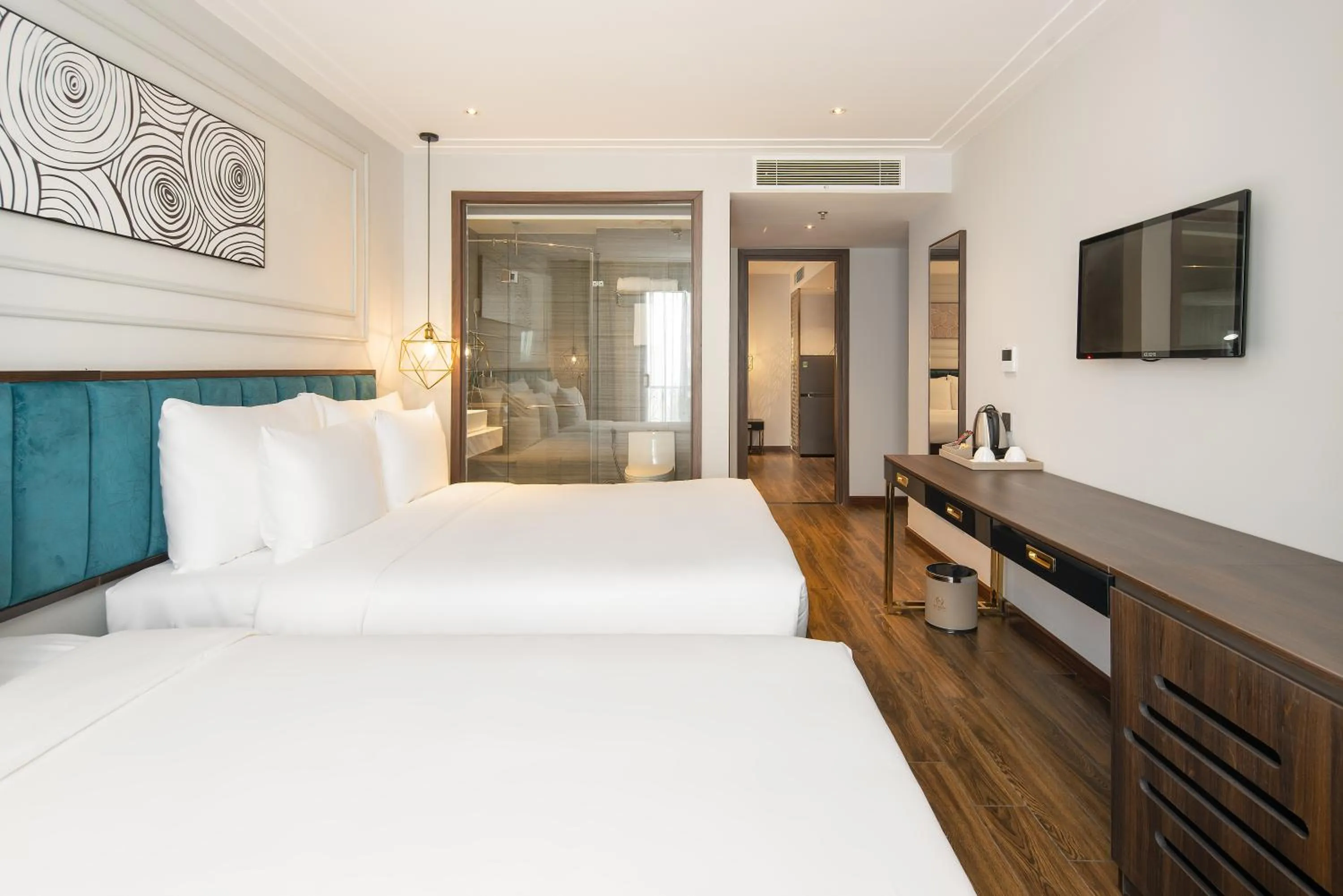 Bed in Adela Boutique Hotel - Infinity Pool