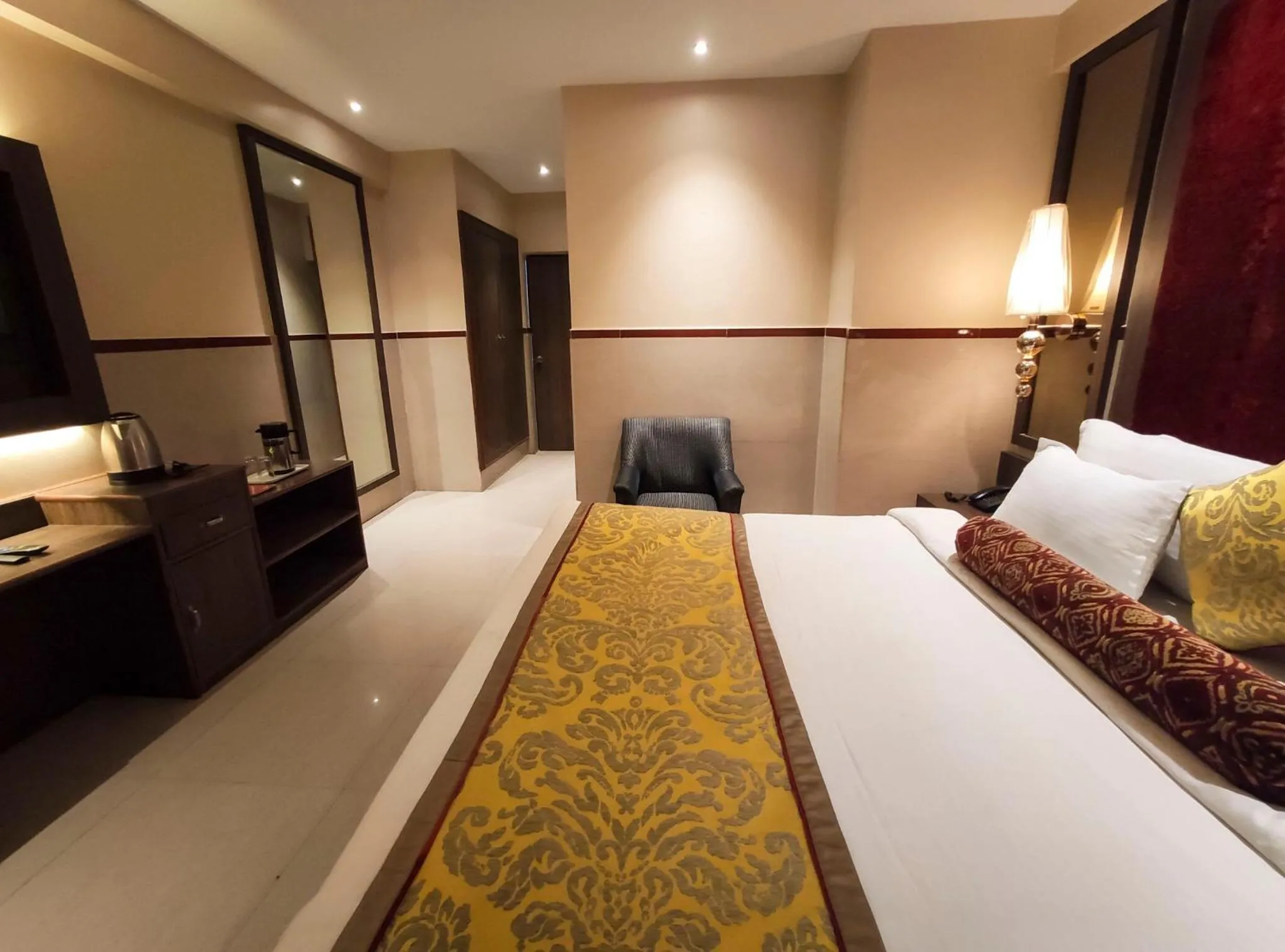 Photo of the whole room, Bed in HOTEL MENAAL RESIDENCY