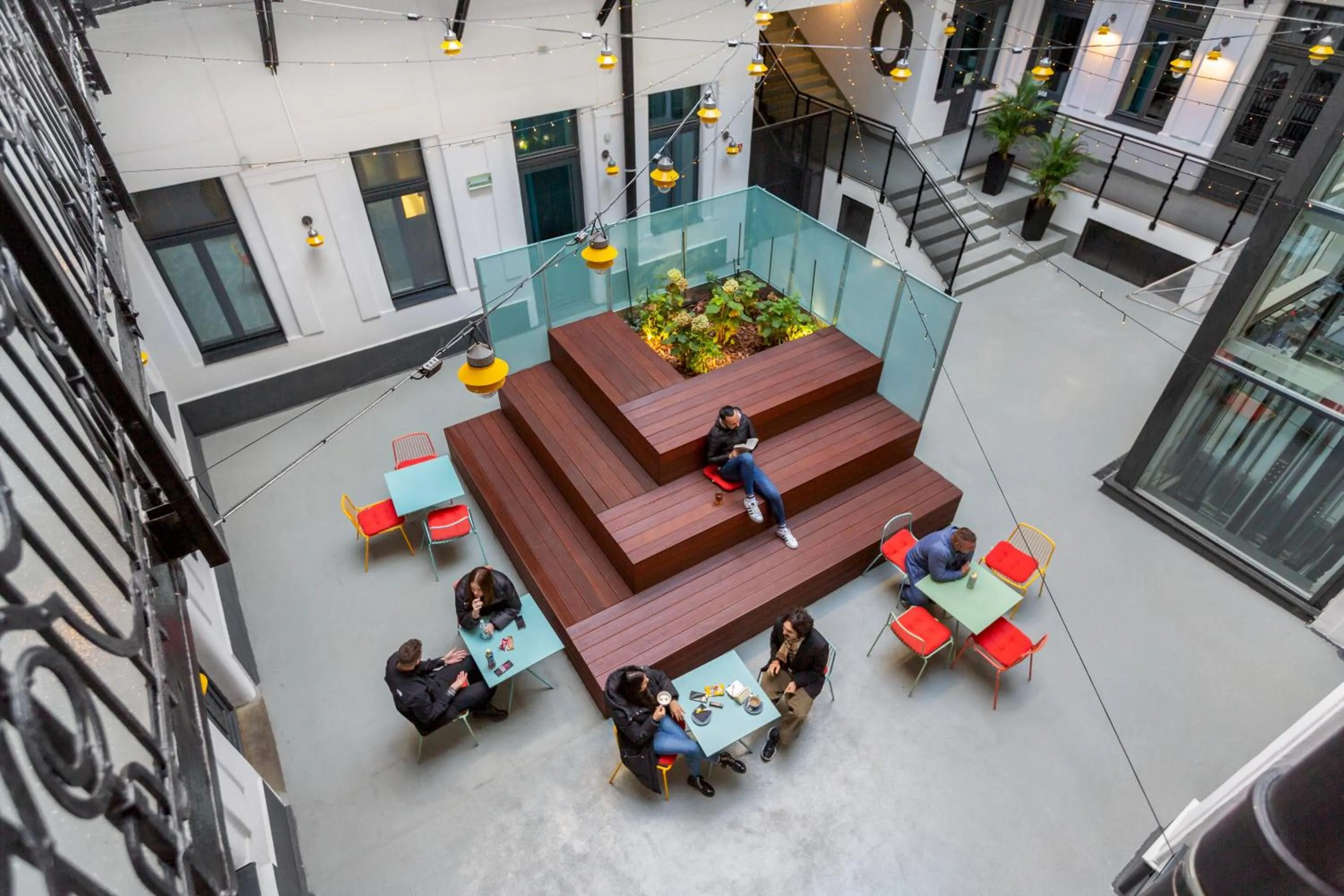 Patio in a&o Budapest City