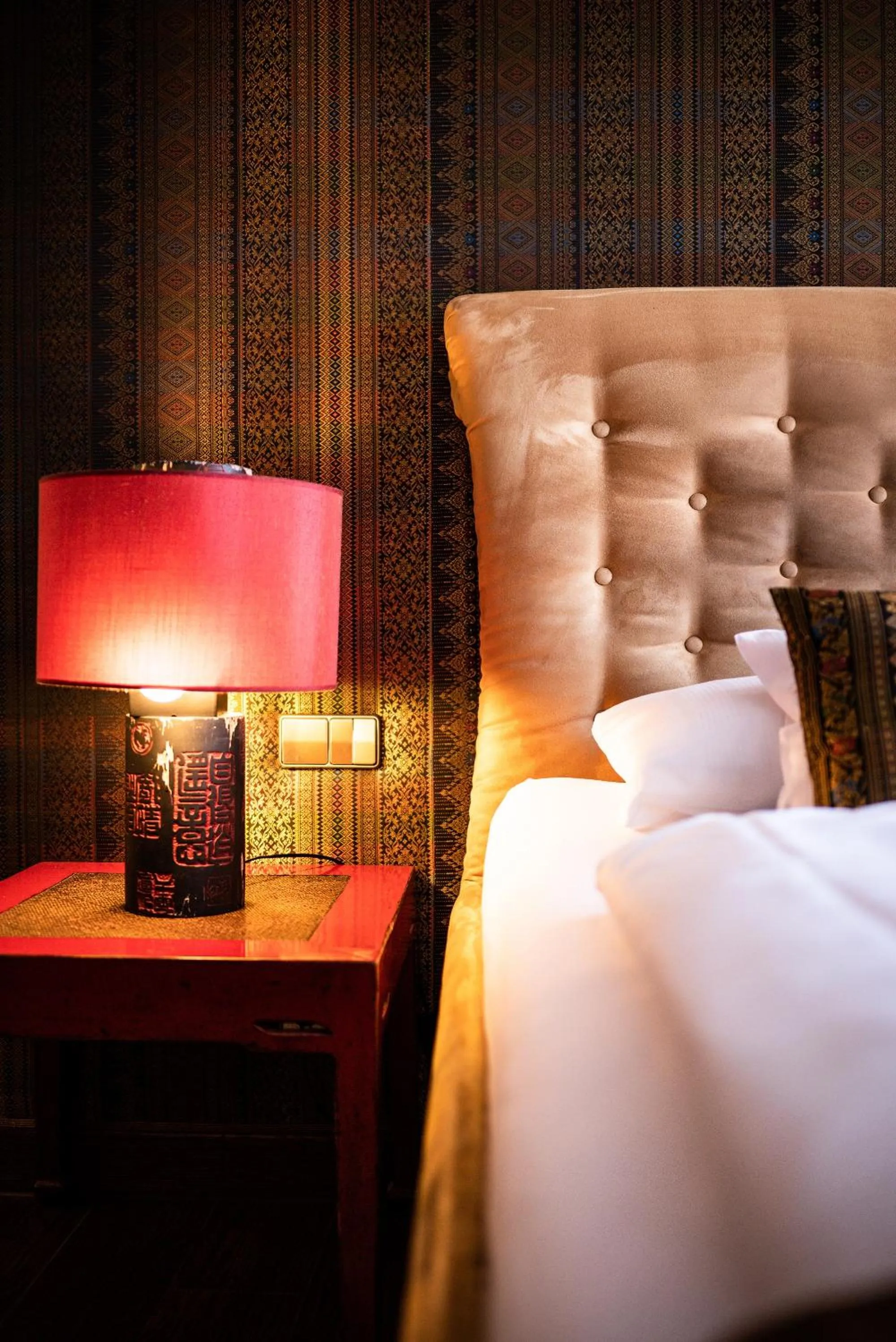 Bed in Hotel Weisser Bär