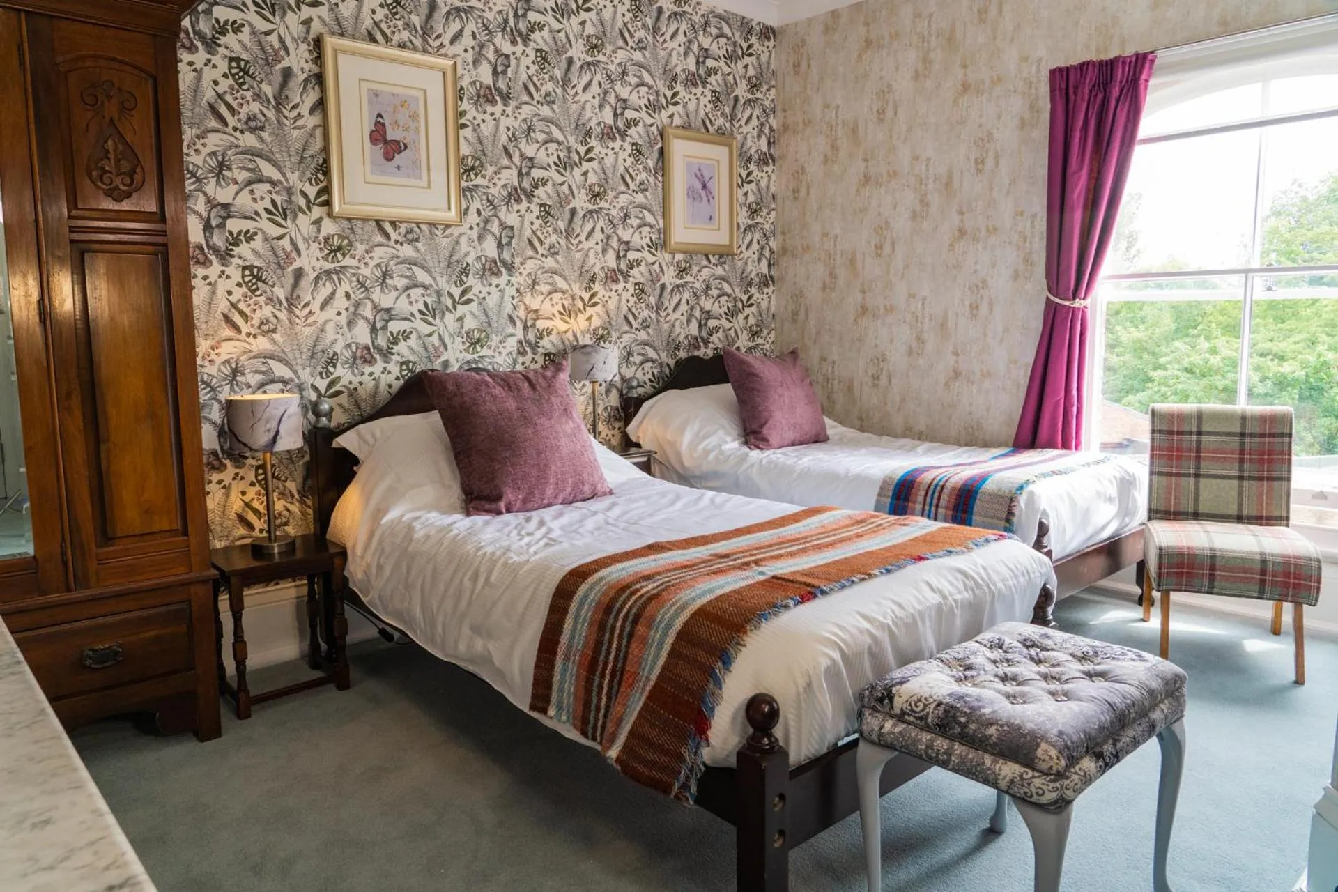 Bed in MonkBridge House