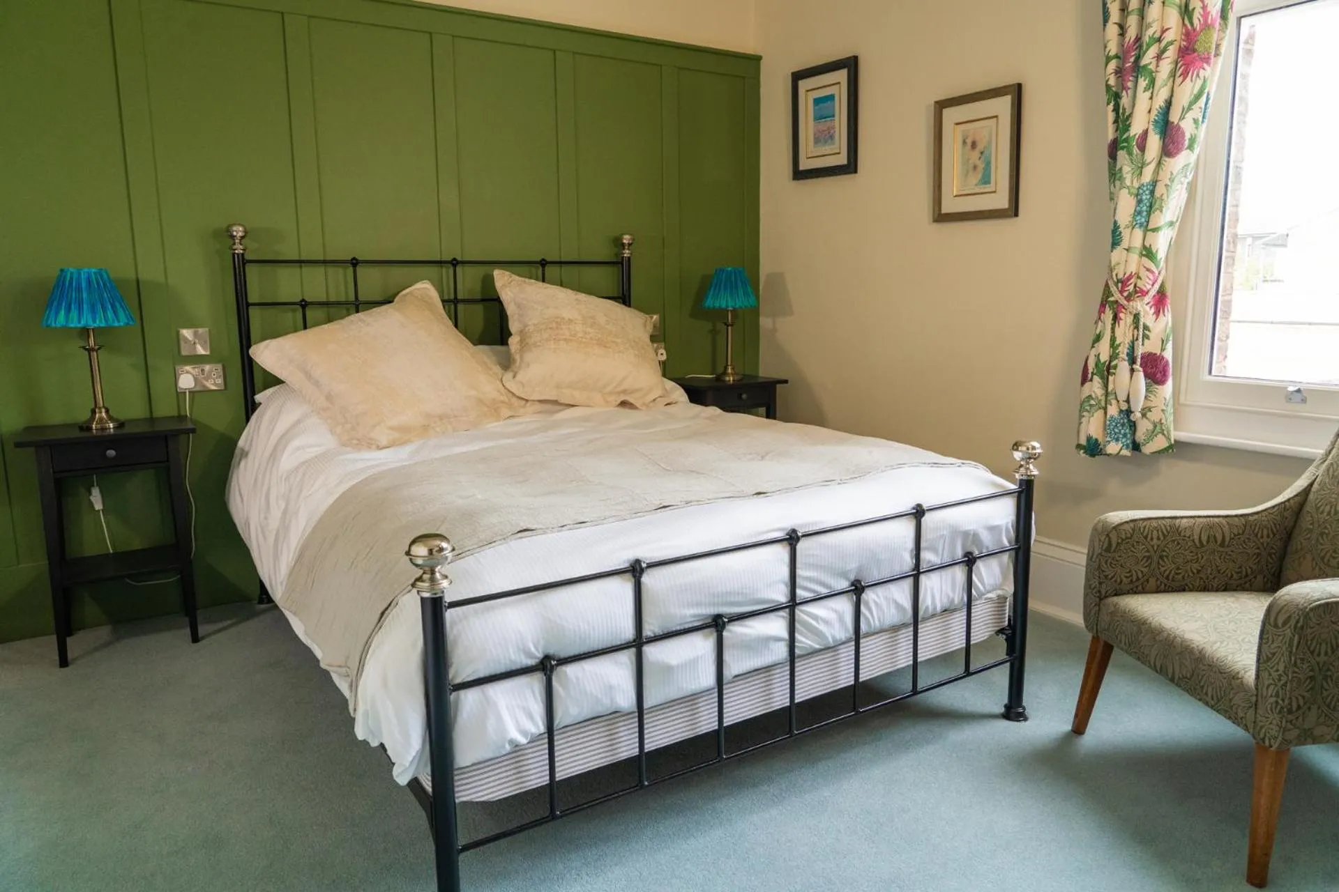 Bed in MonkBridge House