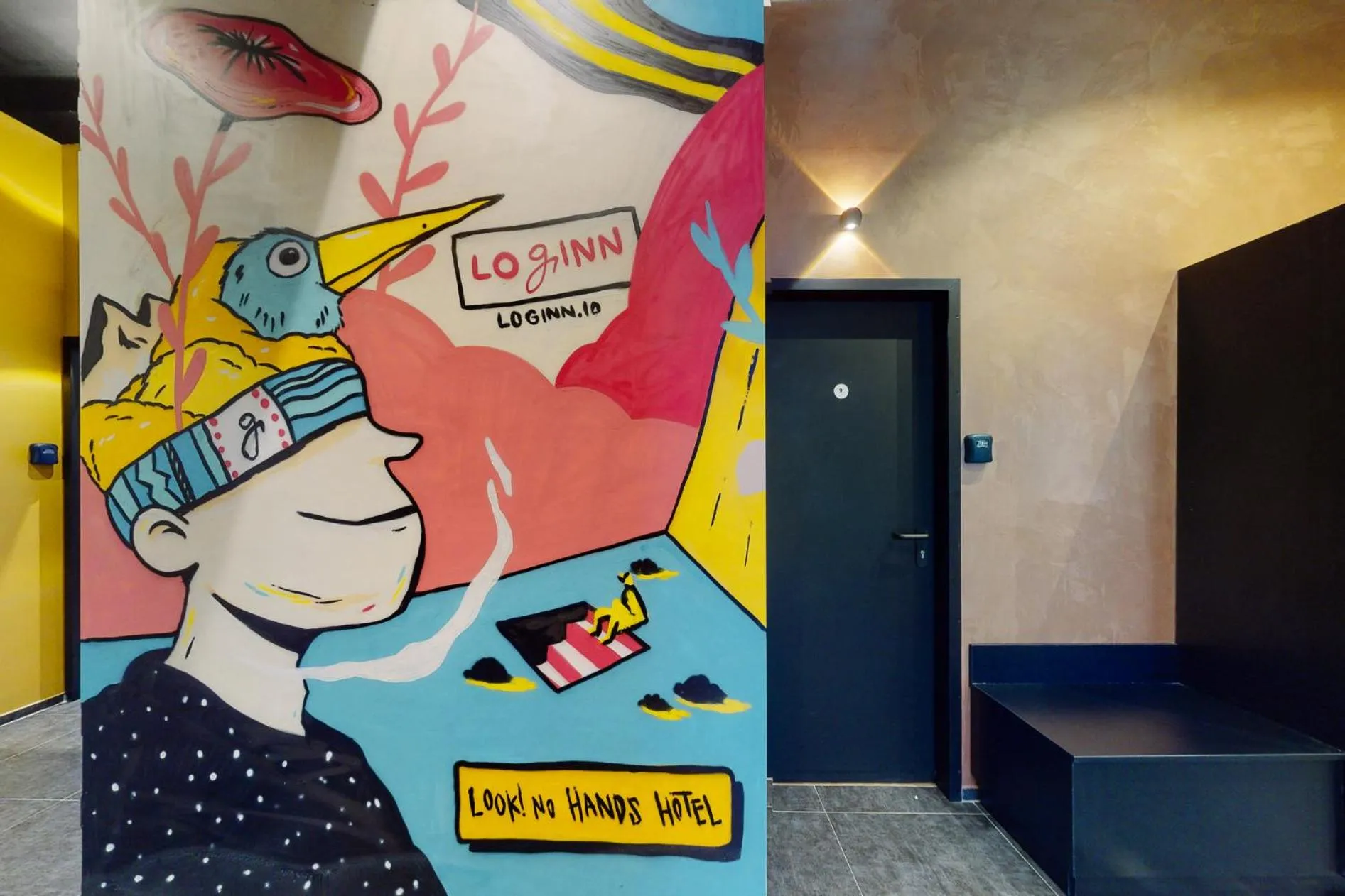 Decorative detail in Colorbox - by Loginn Tel-Avivian hotels