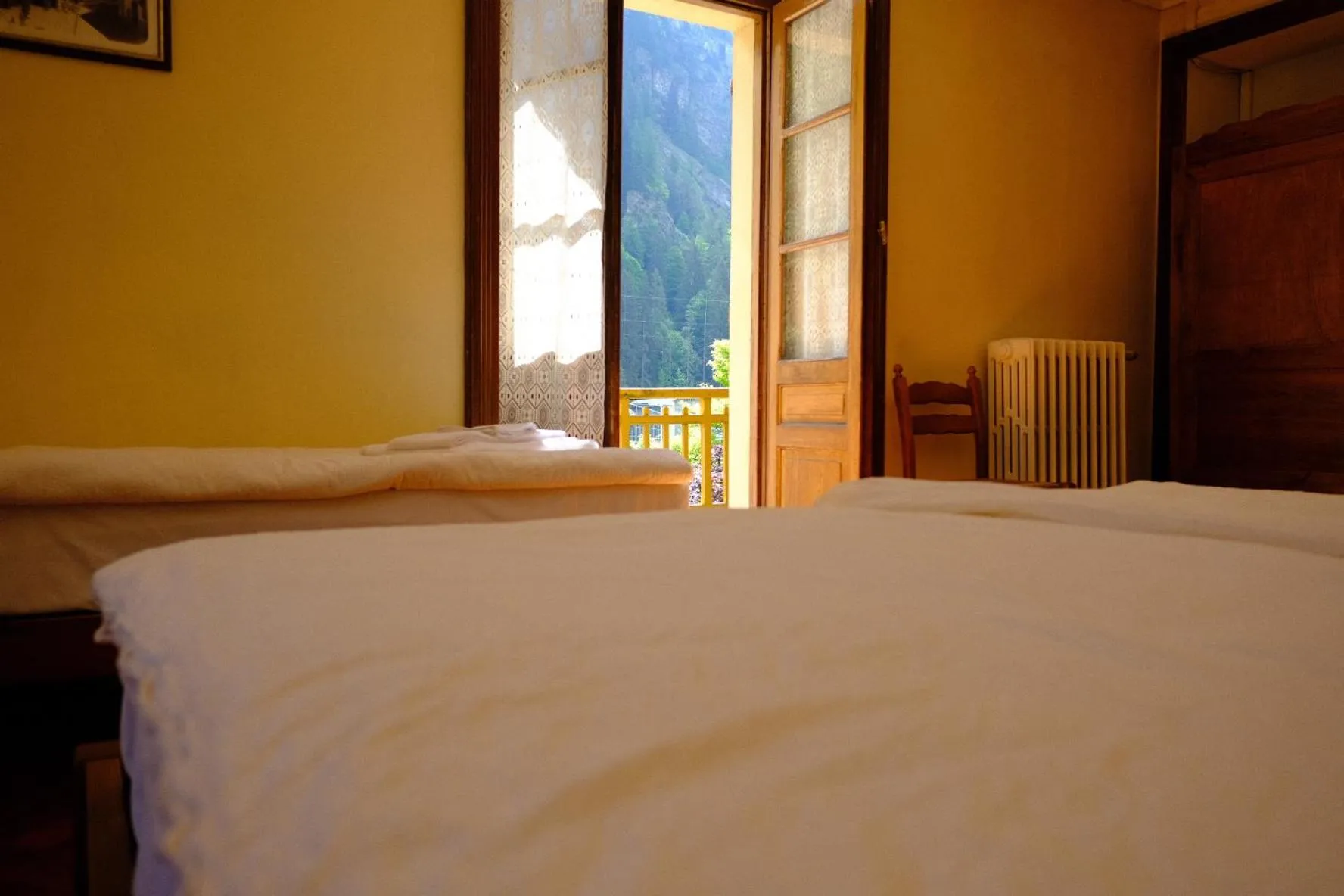 Bed in Hotel Villa Tedaldi