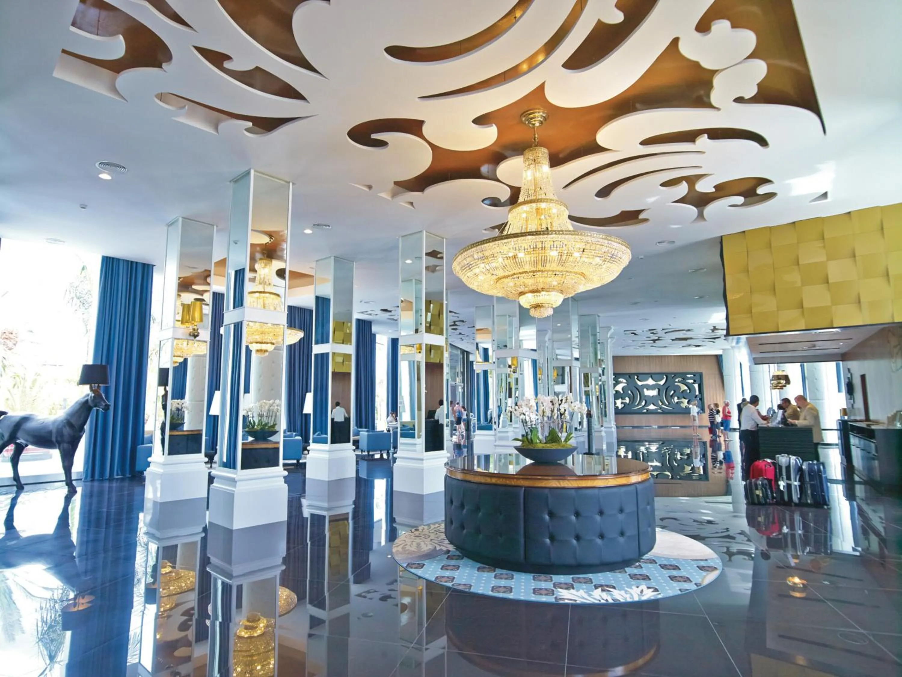 Lobby or reception in Hotel Riu Palace Meloneras