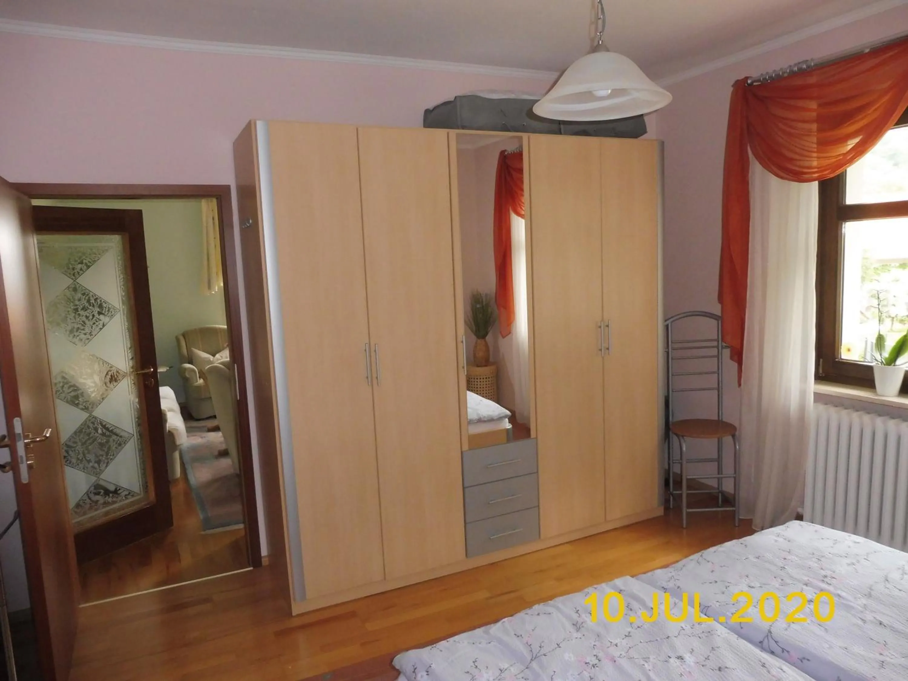 Bed in Abendröte