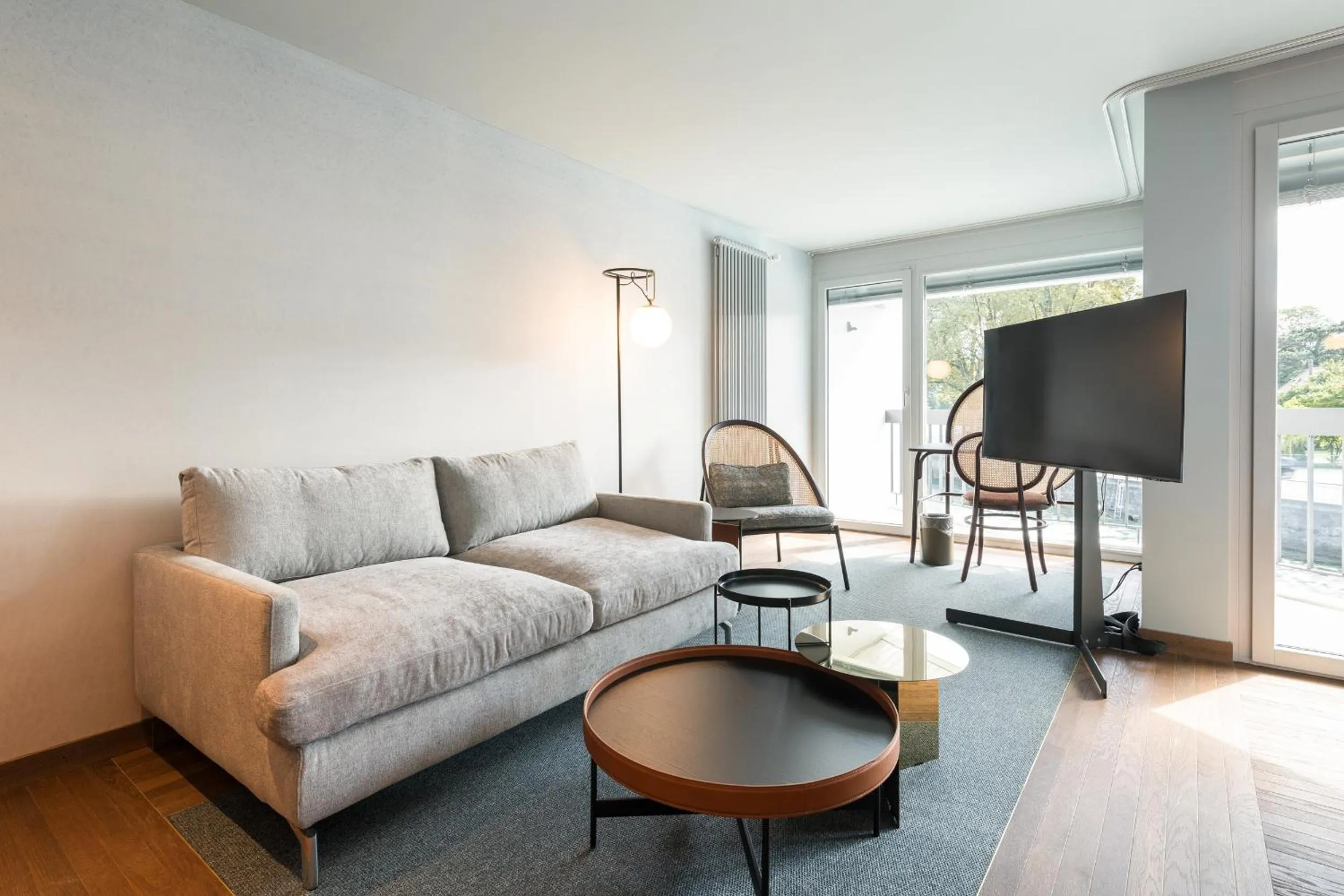 Communal lounge/ TV room in Hotel Aare Thun