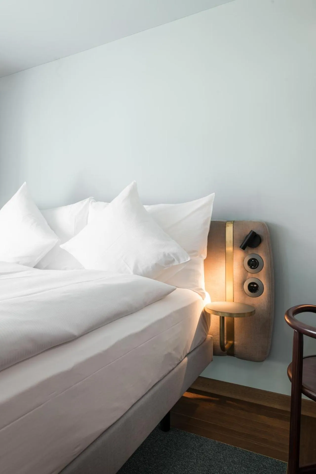 Bed in Hotel Aare Thun