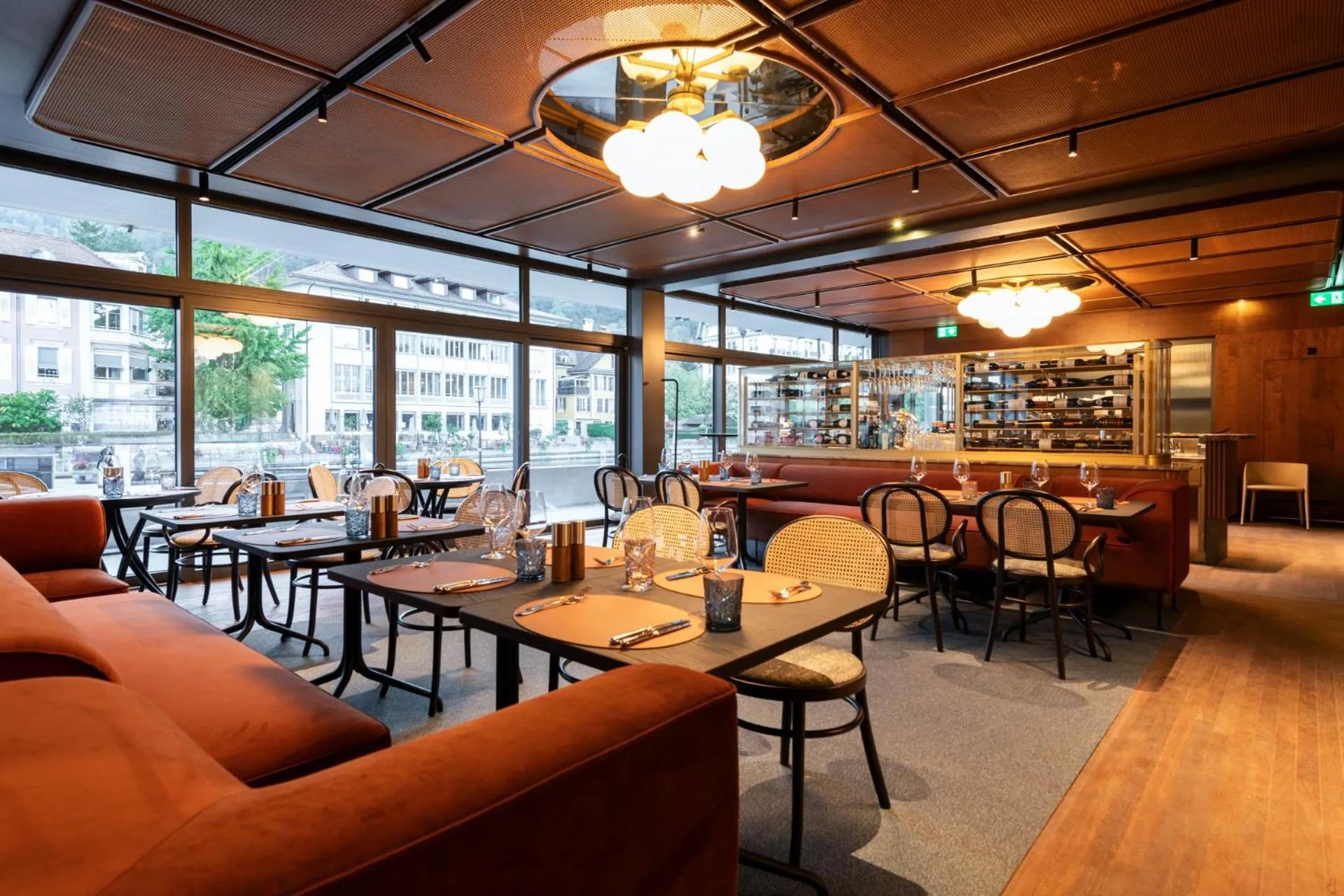 Restaurant/places to eat in Hotel Aare Thun