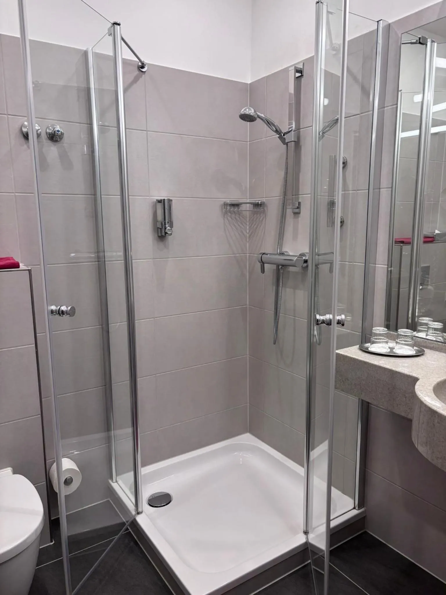 Bathroom in Garten-Hotel Ponick