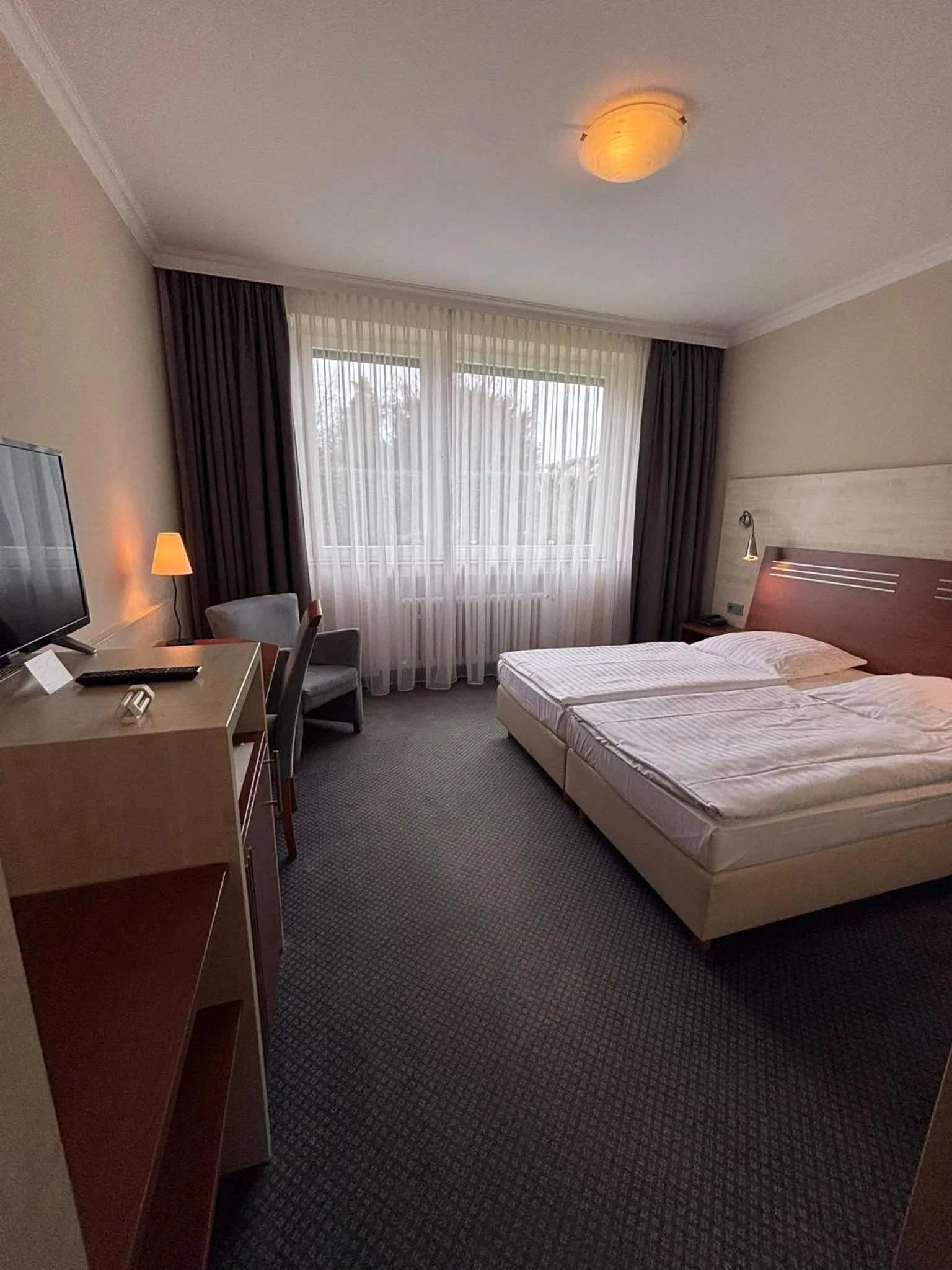 Photo of the whole room, Bed in Garten-Hotel Ponick