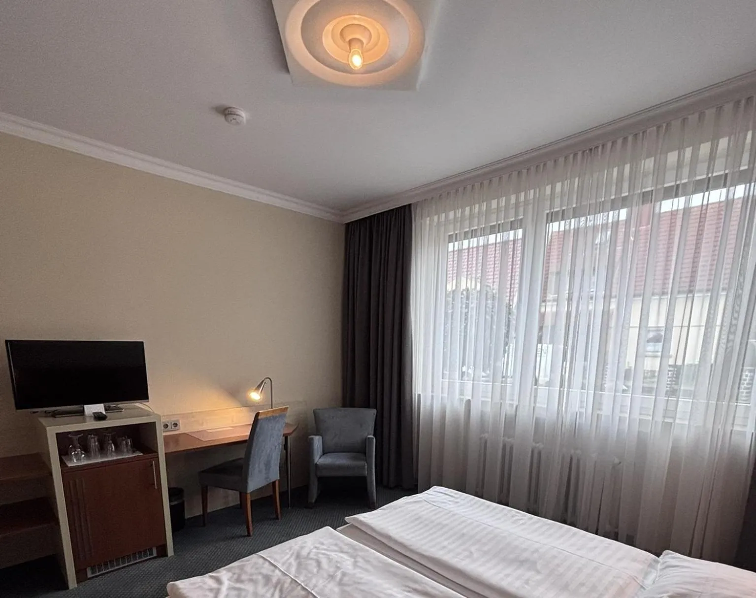 Photo of the whole room, Bed in Garten-Hotel Ponick