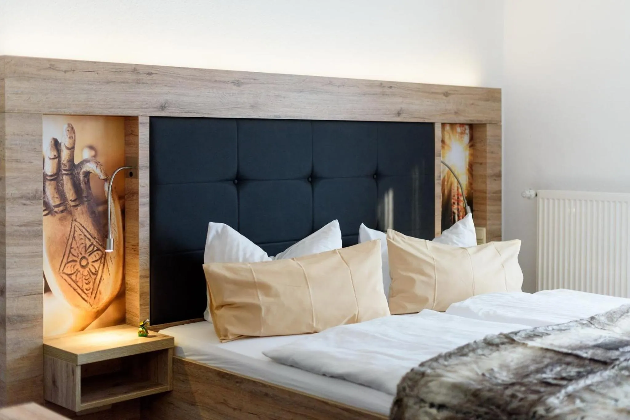 Photo of the whole room, Bed in Wellness & Ayurveda Hotel Am Eichenberg