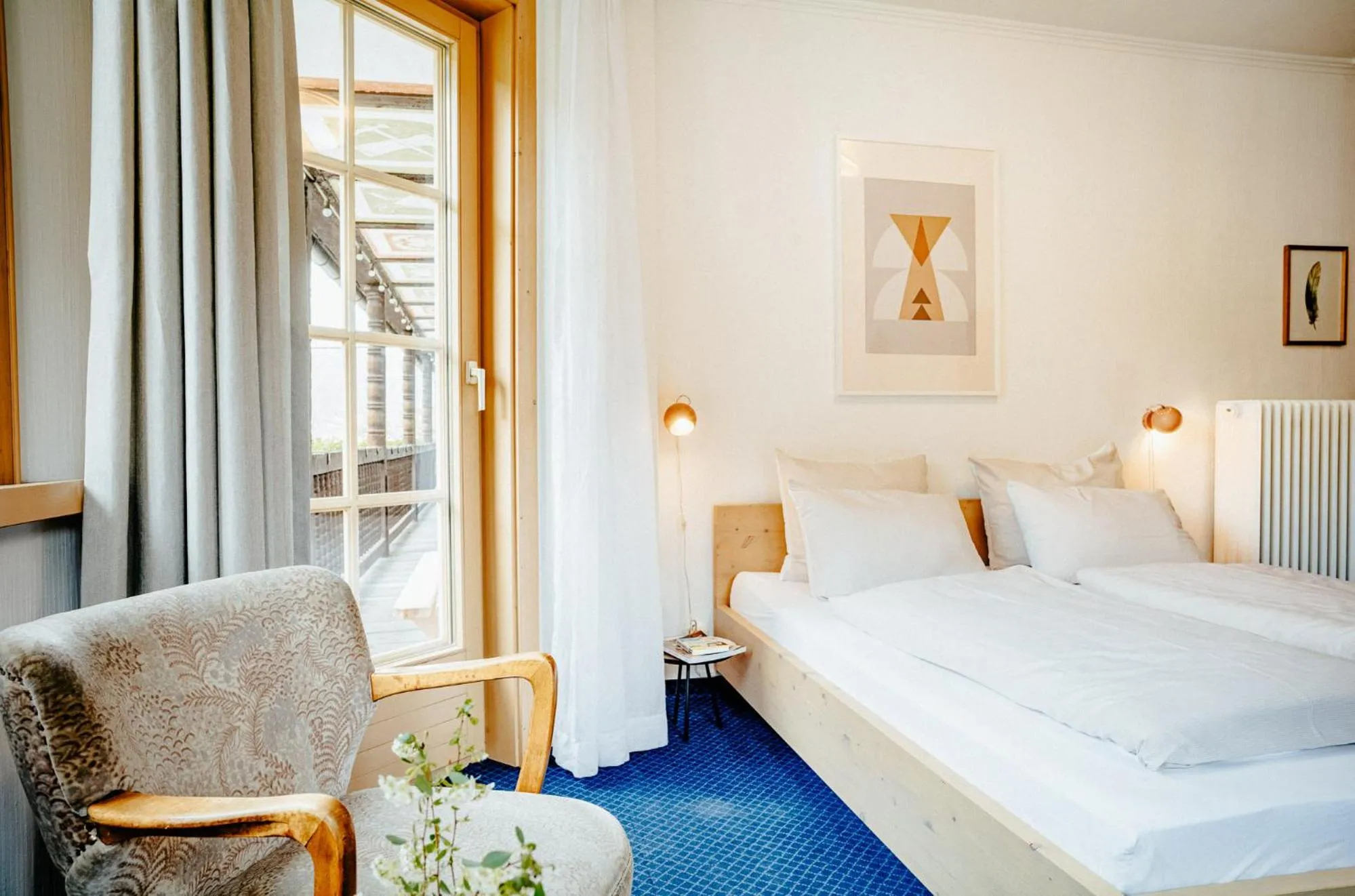 Bed in Alpenrose Bayrischzell Hotel