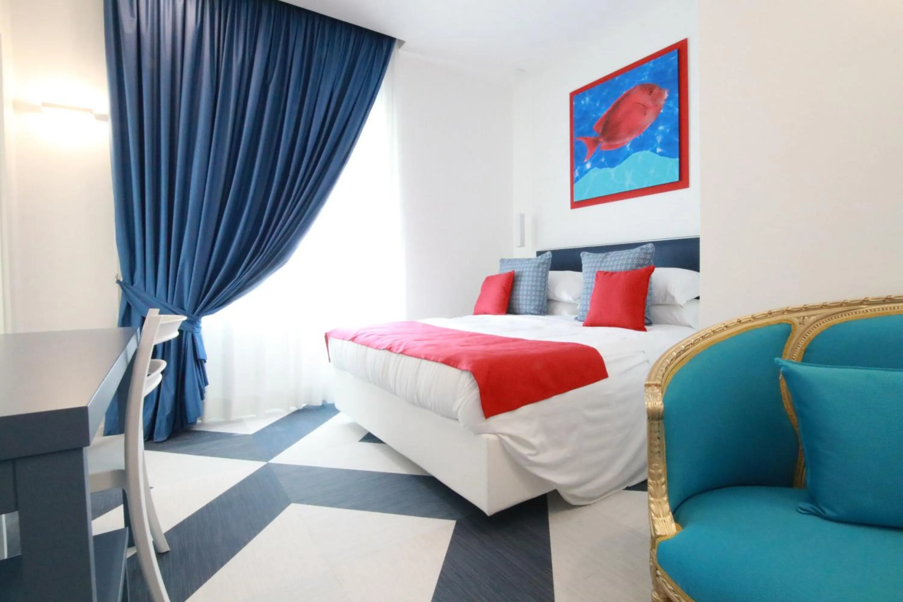 Bed in Villa Cettina Boutique Hotel