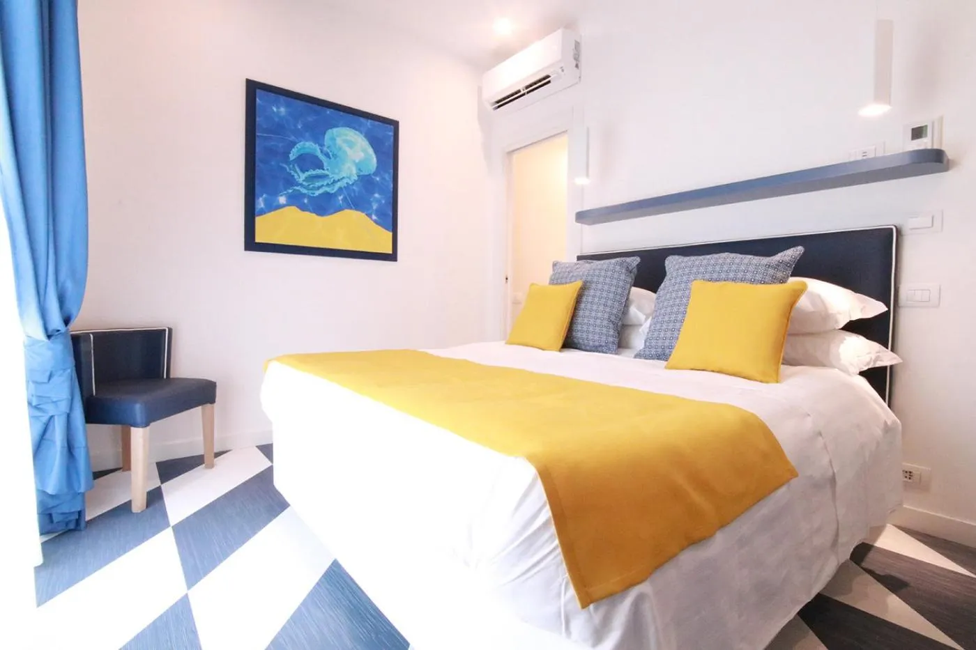 Bed in Villa Cettina Boutique Hotel