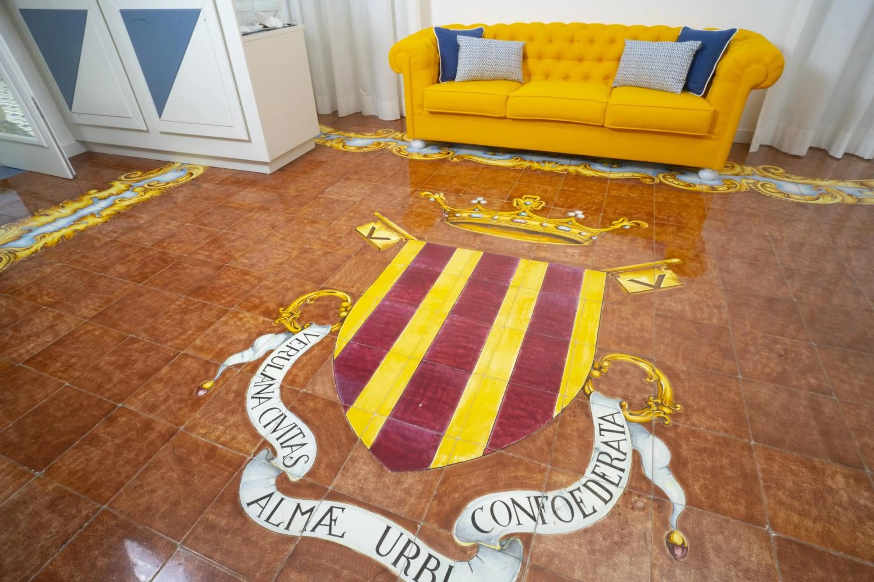 Living room in Villa Cettina Boutique Hotel