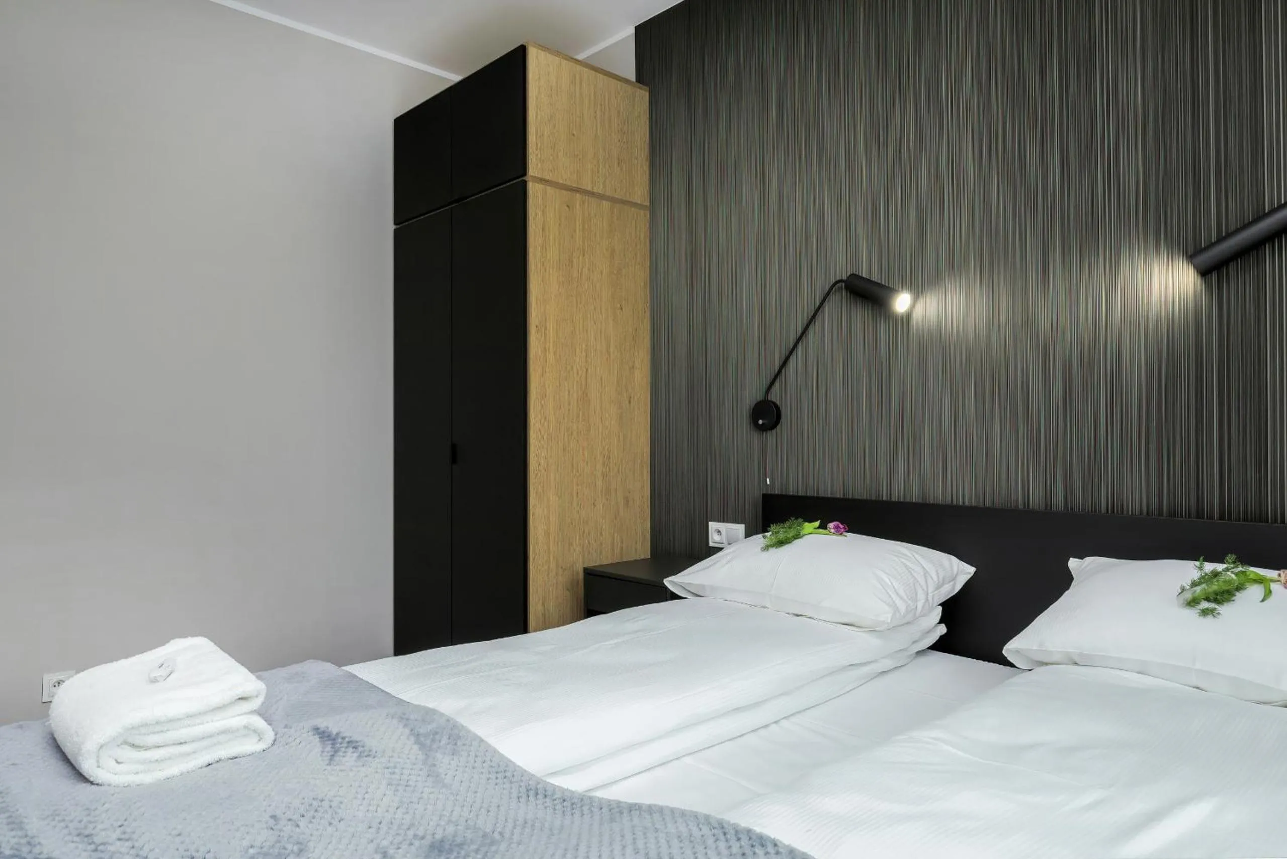 Bedroom, Bed in Modern City Center Apartments by Noclegi Renters